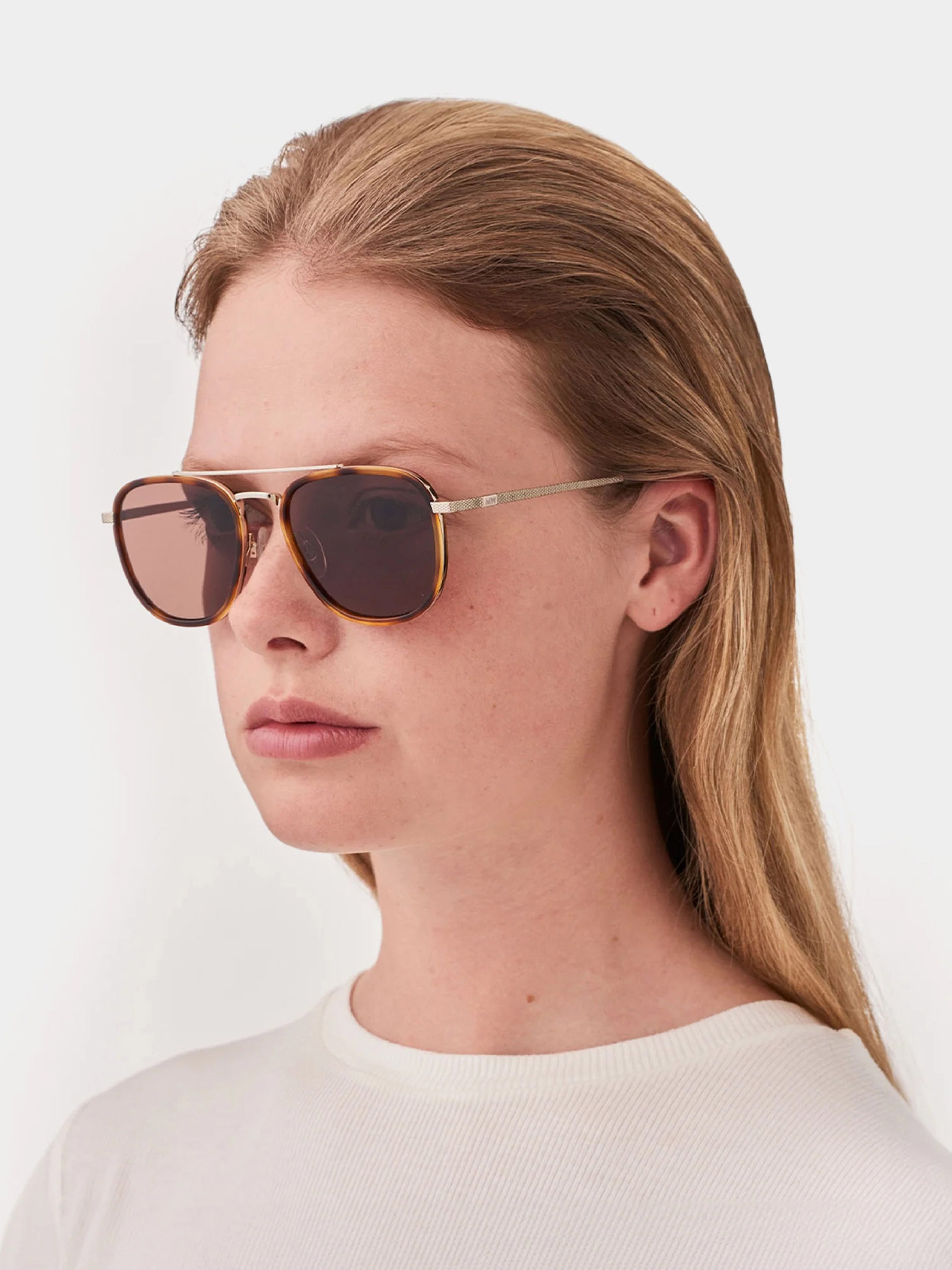 Слънчеви очила MessyWeekend Quentin (gold/brown)