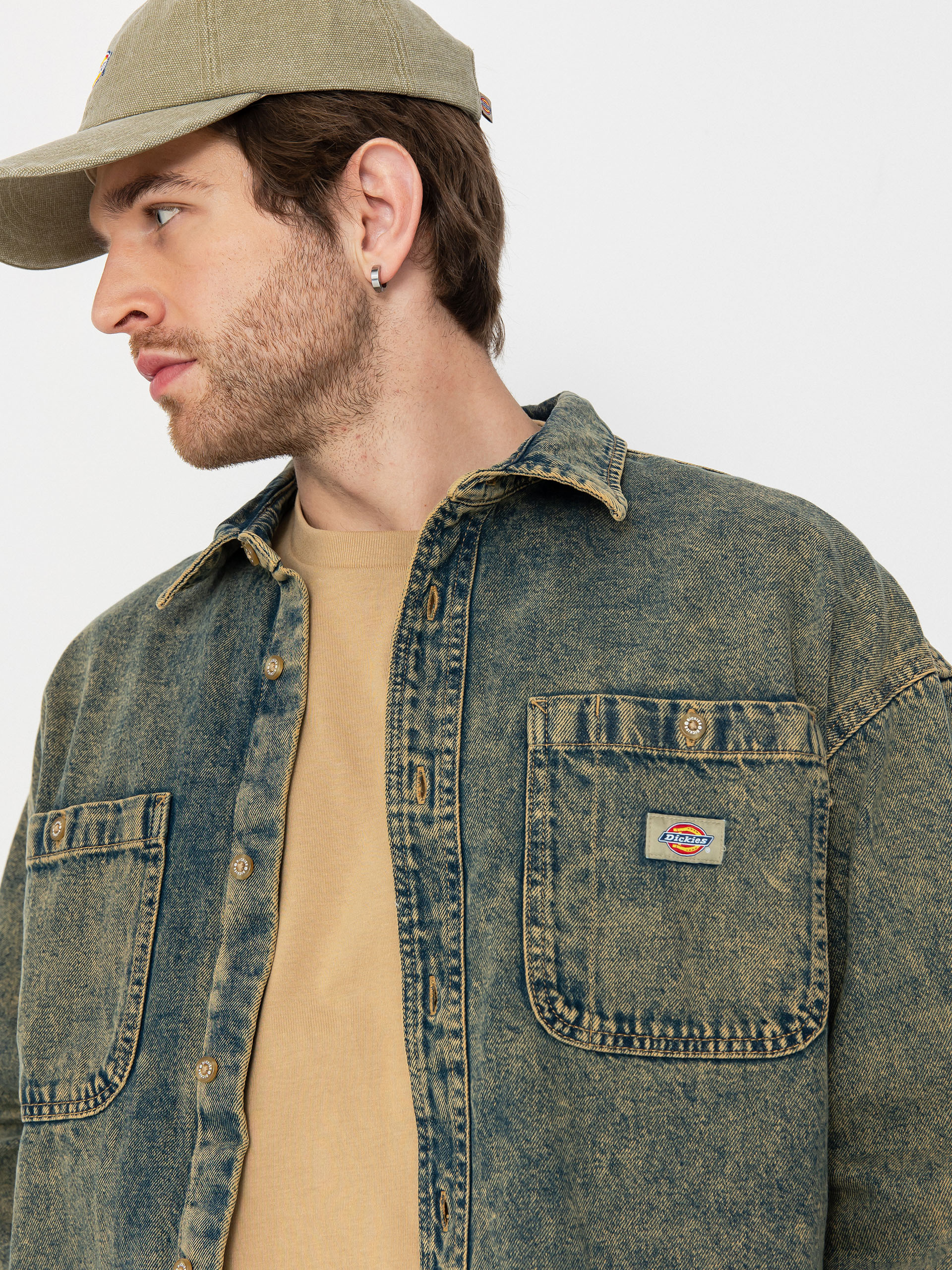 Риза Dickies Houston (yellow fade indigo)