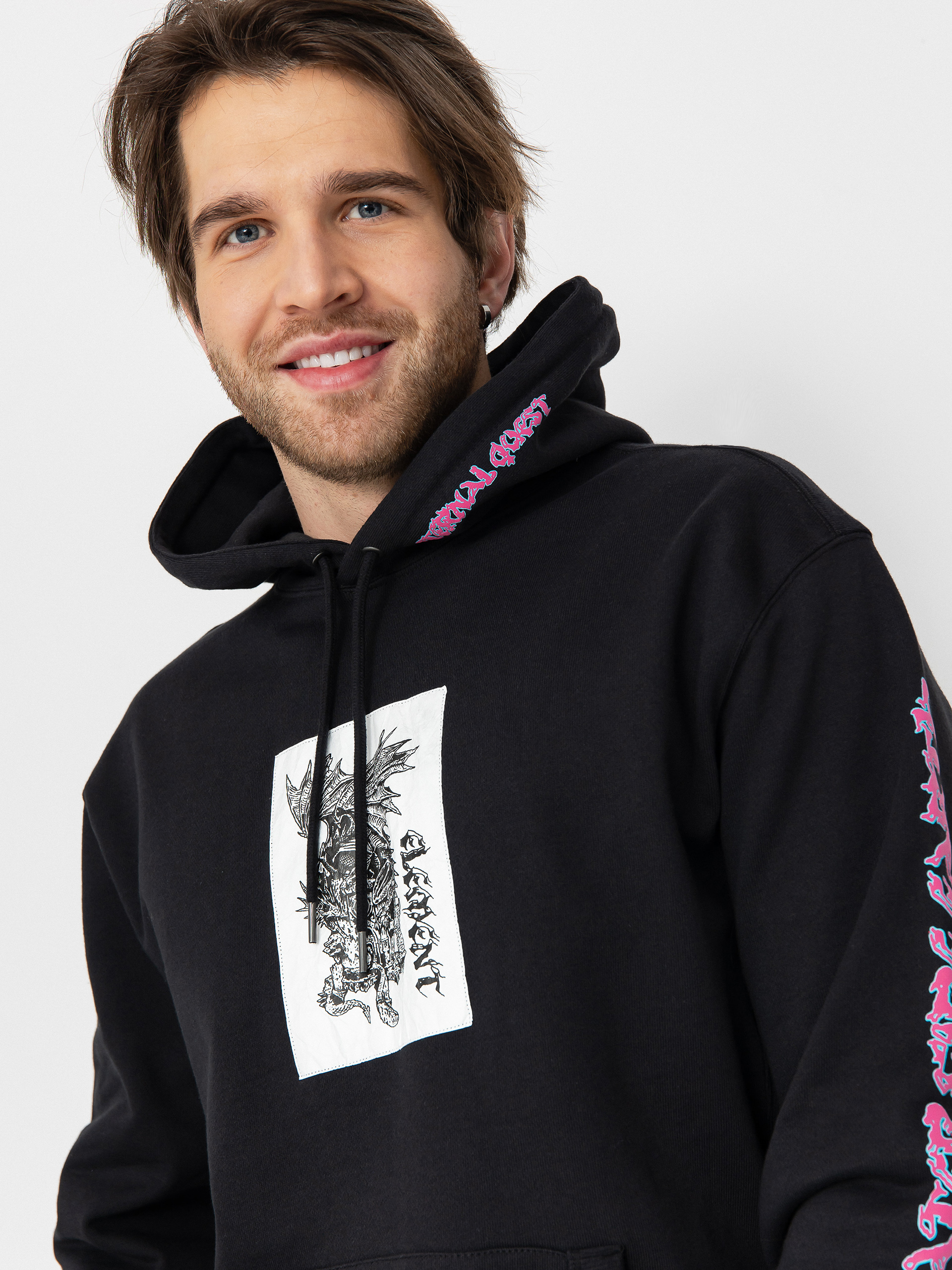 Суитшърт с качулка Element Ffnc Dragon HD (flint black)