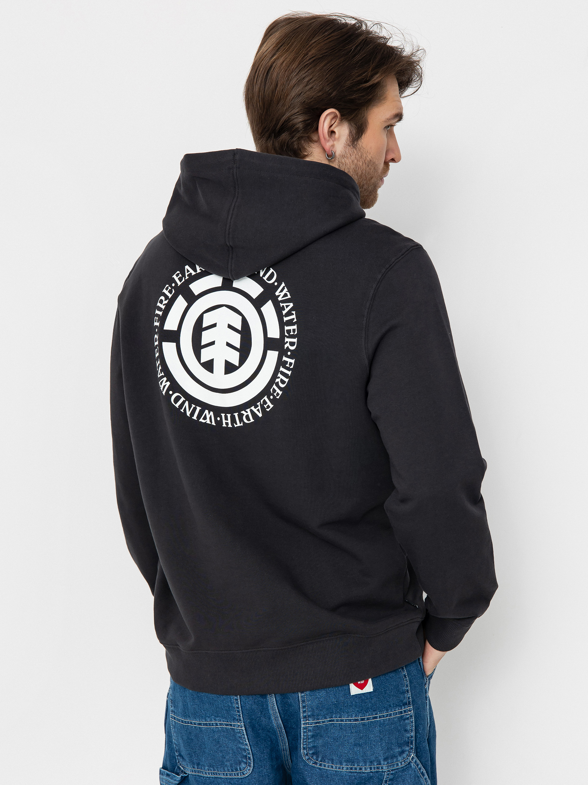 Суитшърт с качулка Element Seal Bp HD (off black)