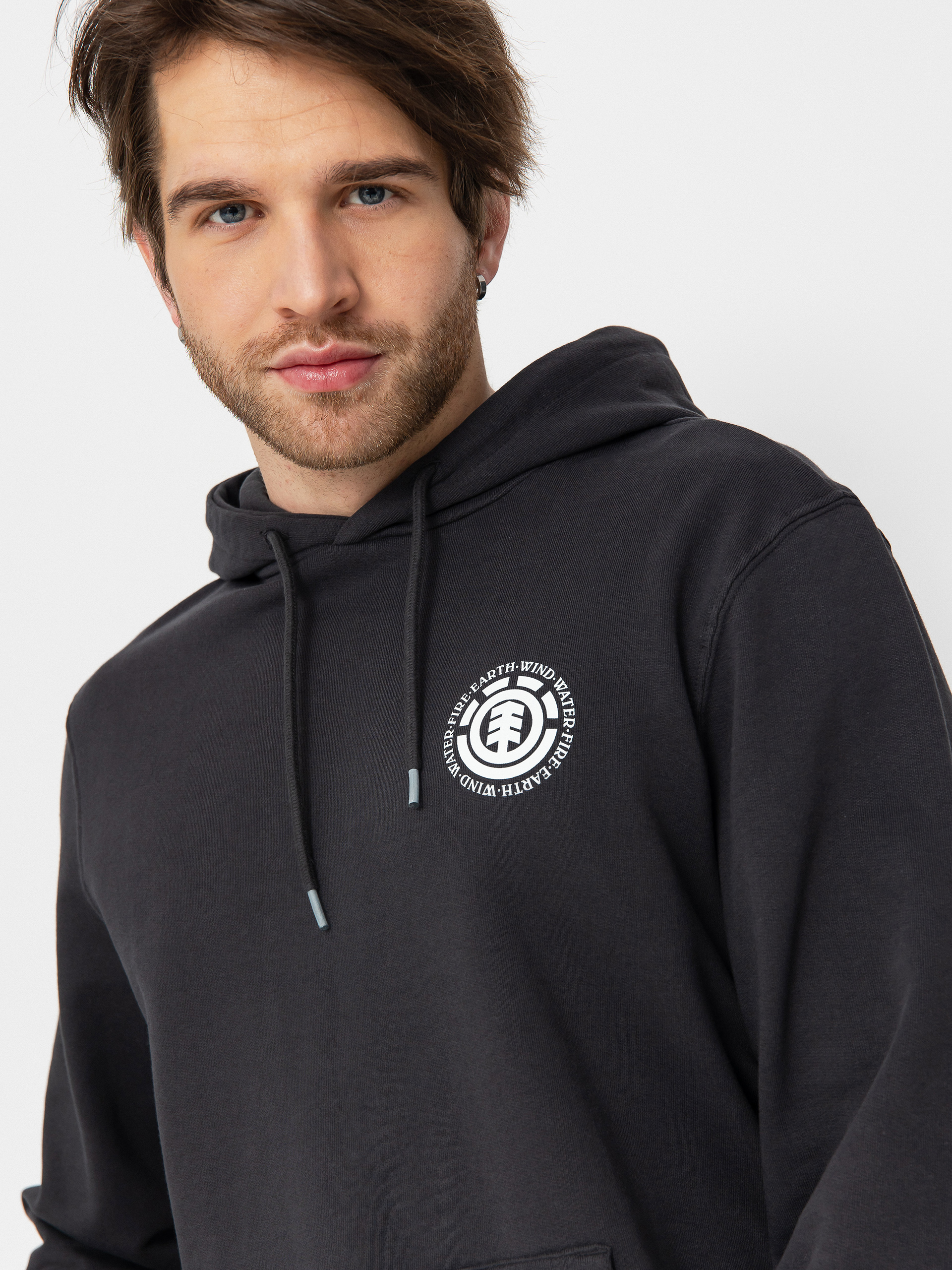 Суитшърт с качулка Element Seal Bp HD (off black)
