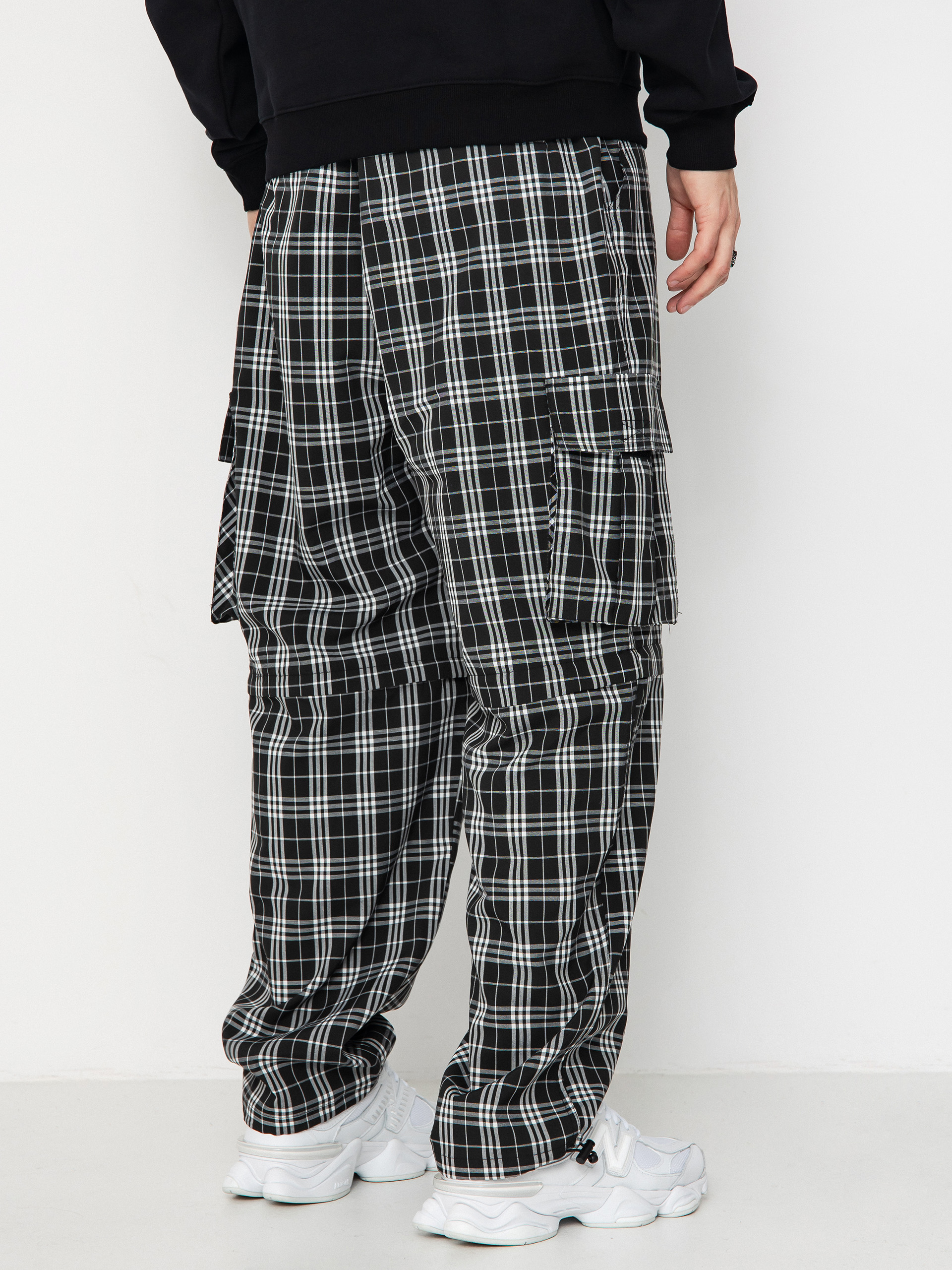 Панталони Wasted Paris Yard Tartan Hunter (black/white)