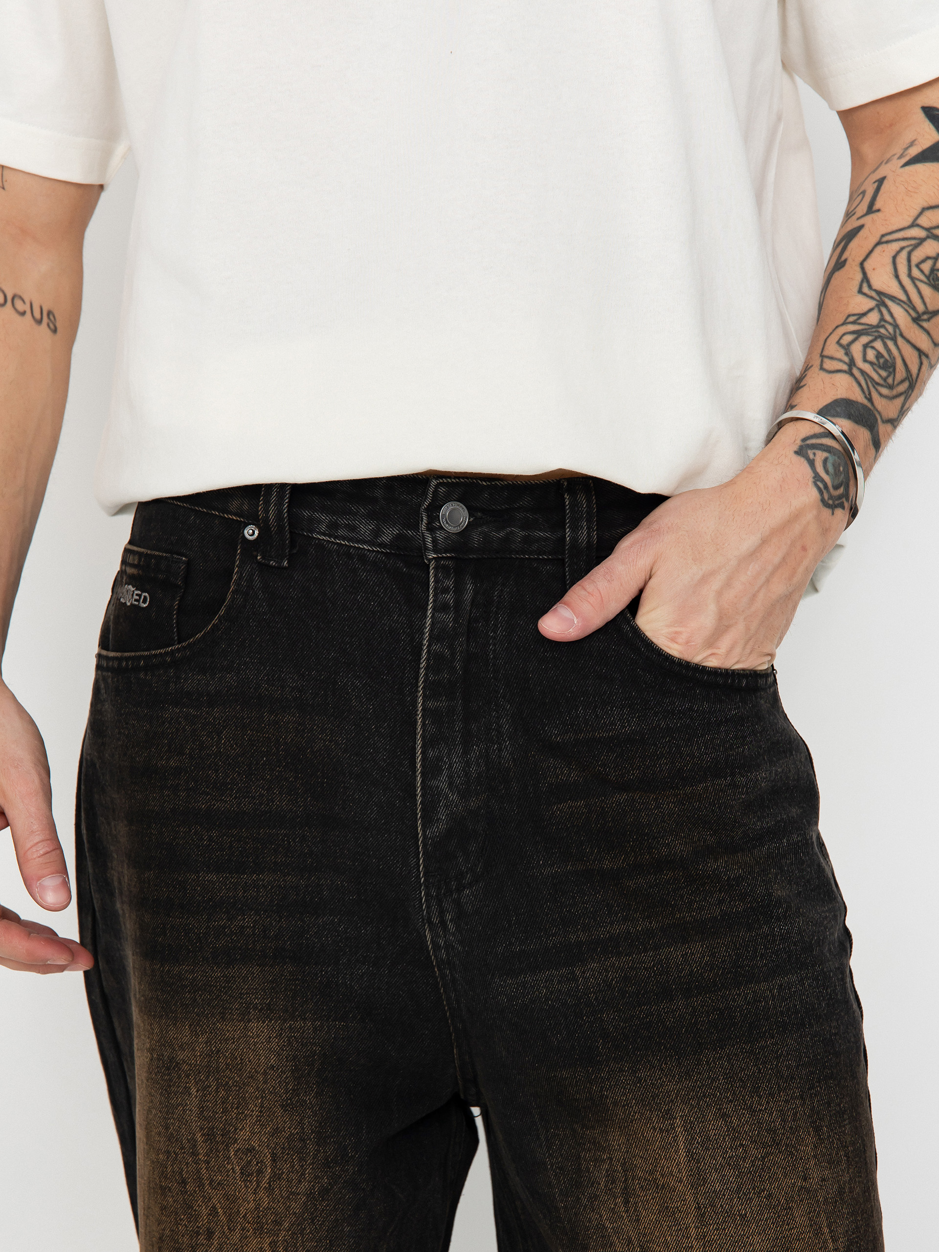 Панталони Wasted Paris Sandblast Casper (faded black)