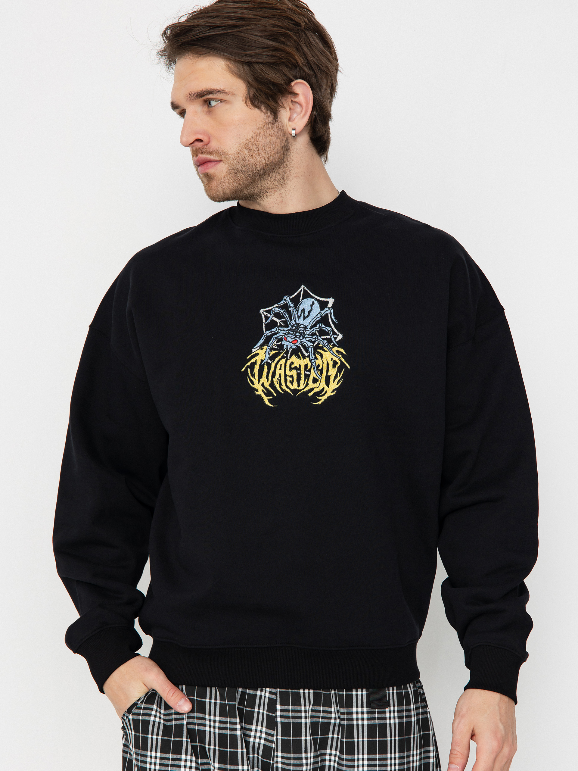 Суитшърт Wasted Paris Prey Boxy (black)