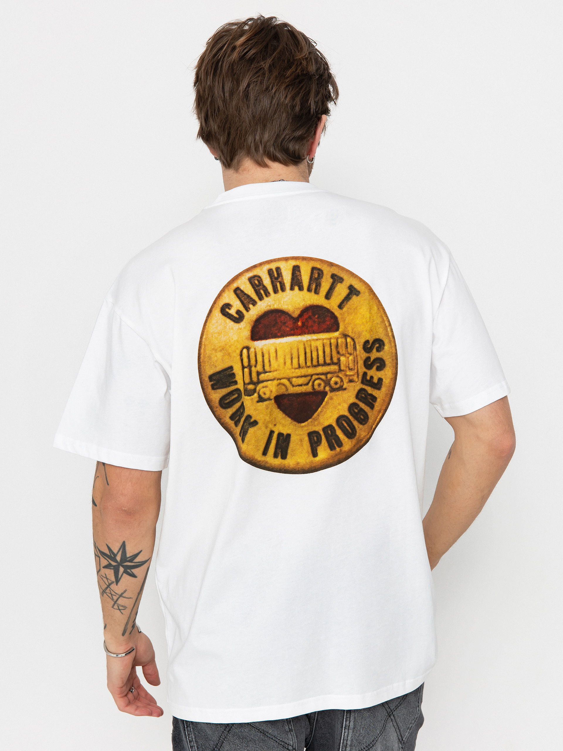 u0422u0435u043du0438u0441u043au0430 Carhartt WIP Button (white)