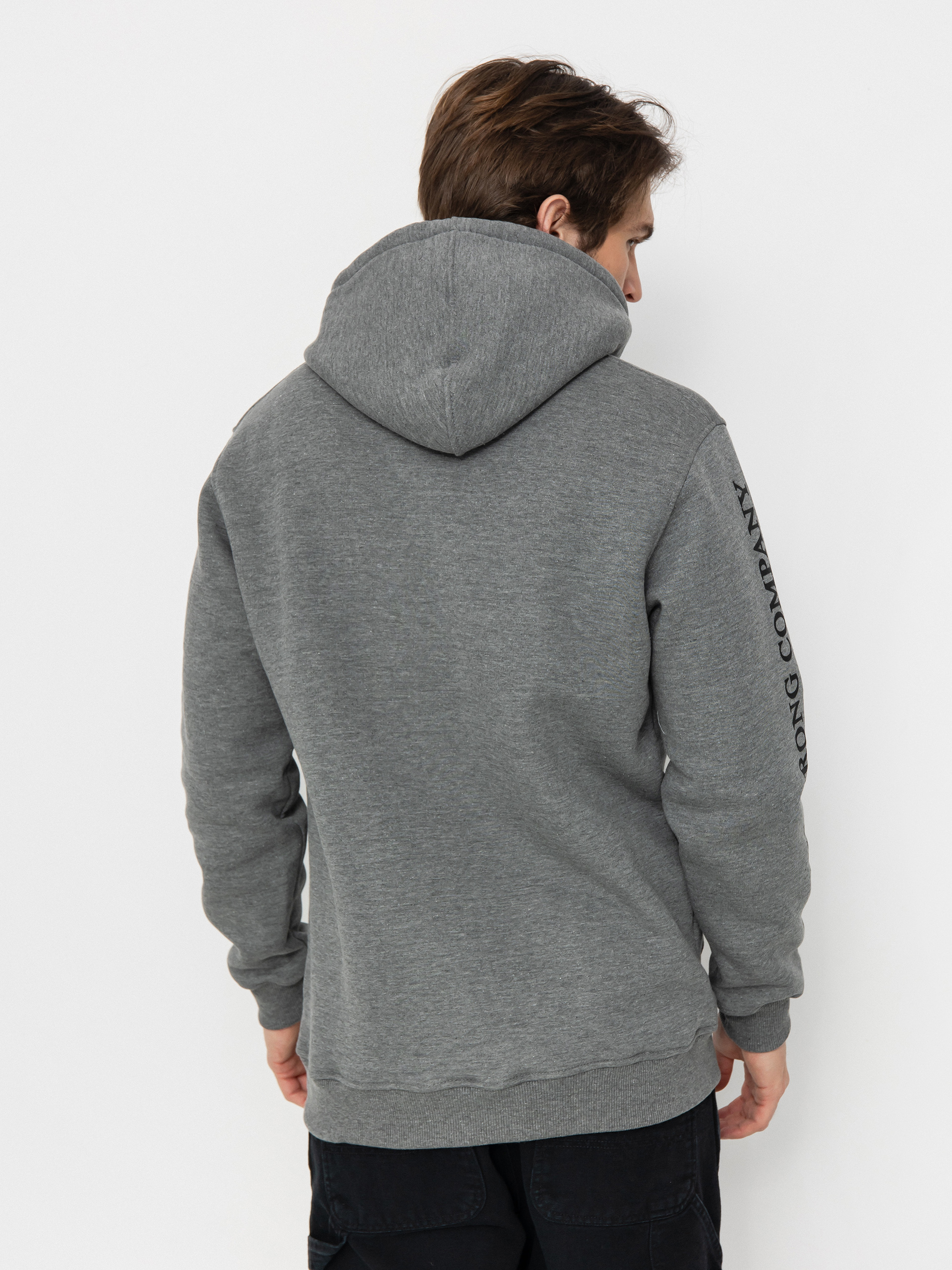 Суитшърт с качулка Nervous Icon HD (light heather)