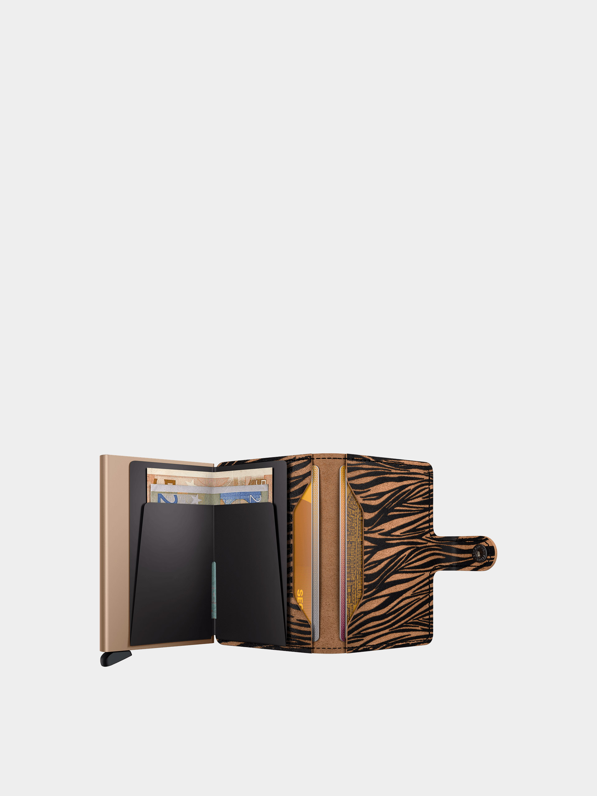Портмоне Secrid Miniwallet (zebra beige)