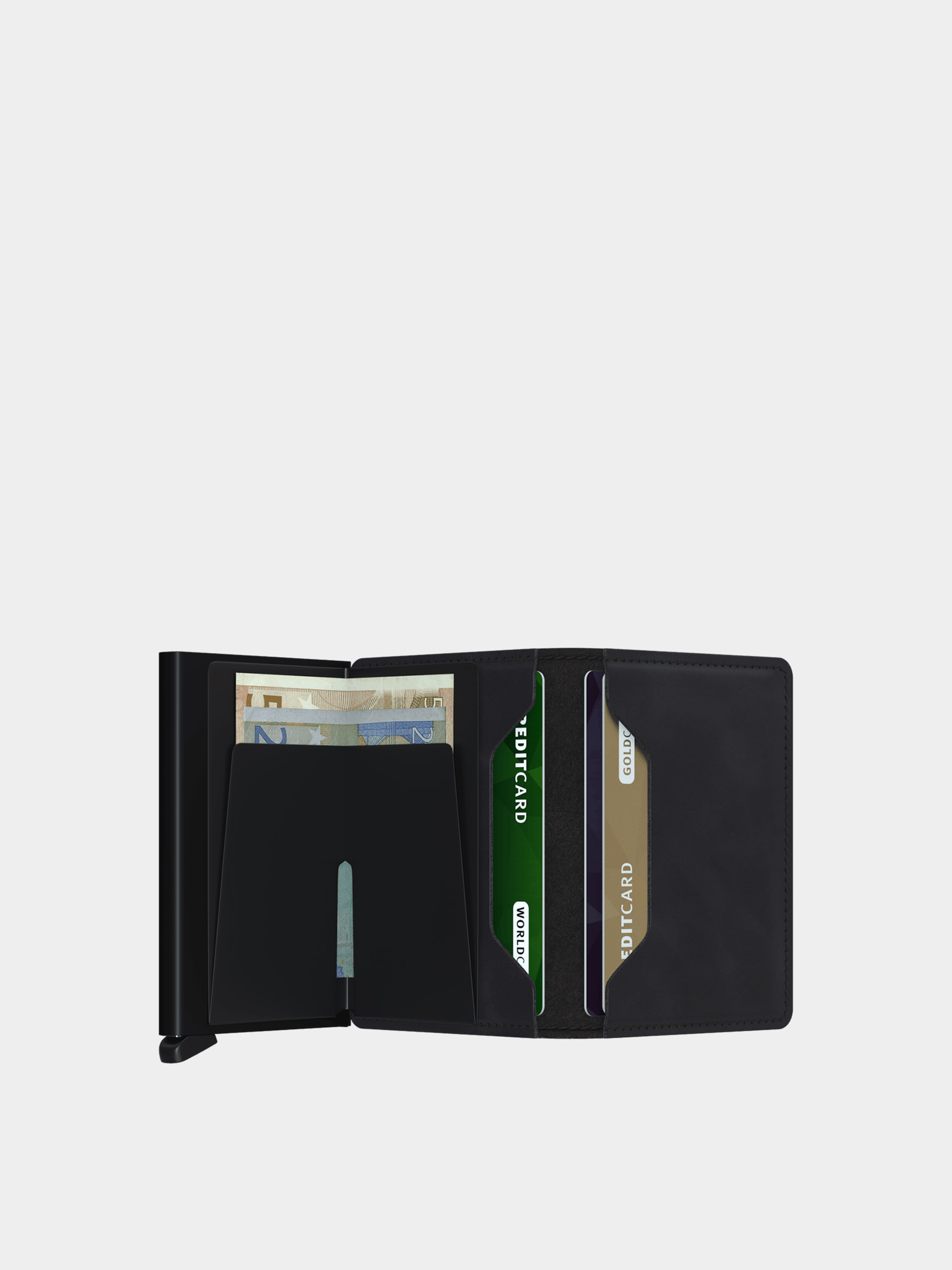 Портмоне Secrid Slimwallet (vintage black)