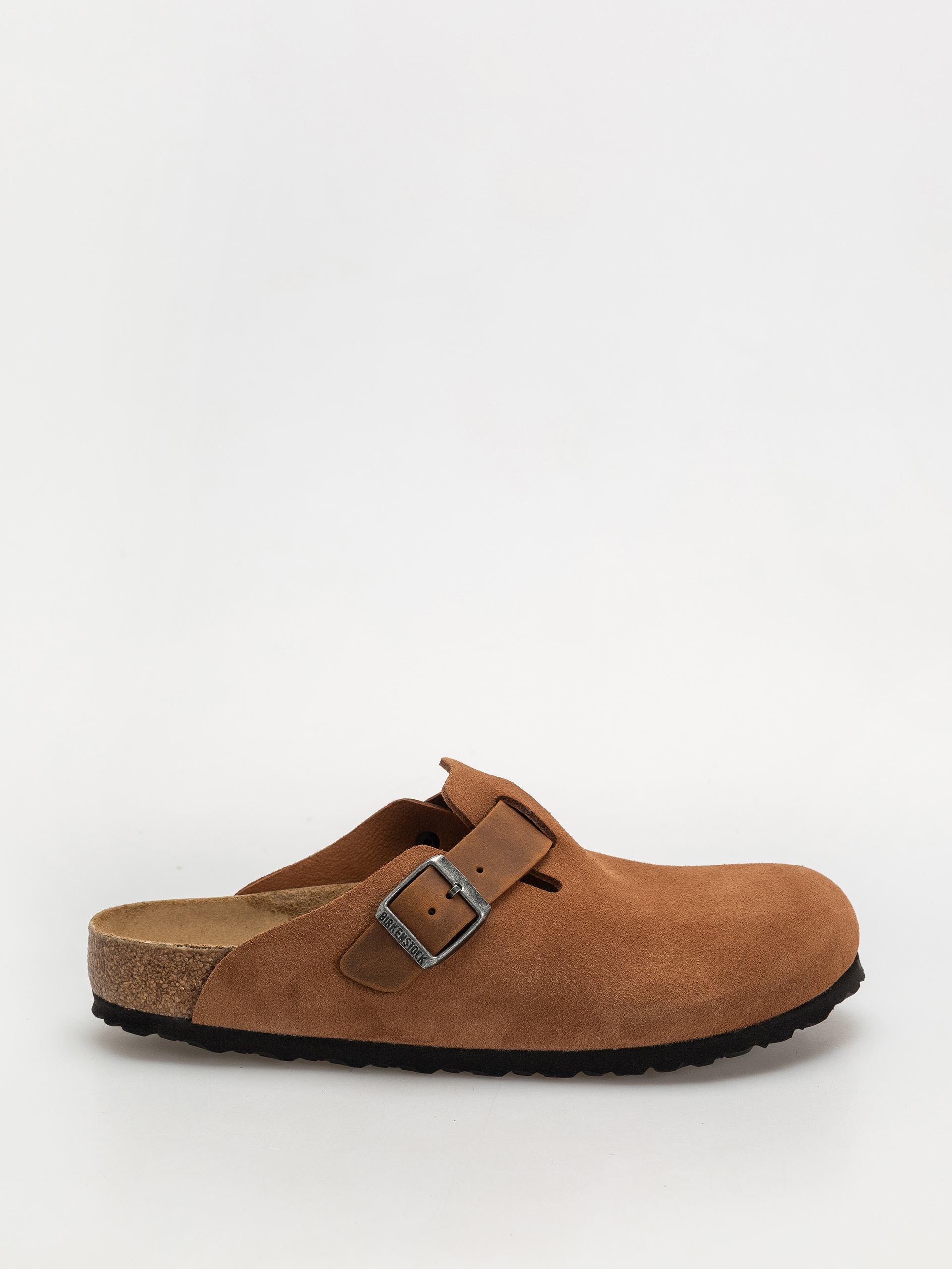 Чехли Birkenstock Boston Suede Oiled Leather Regular