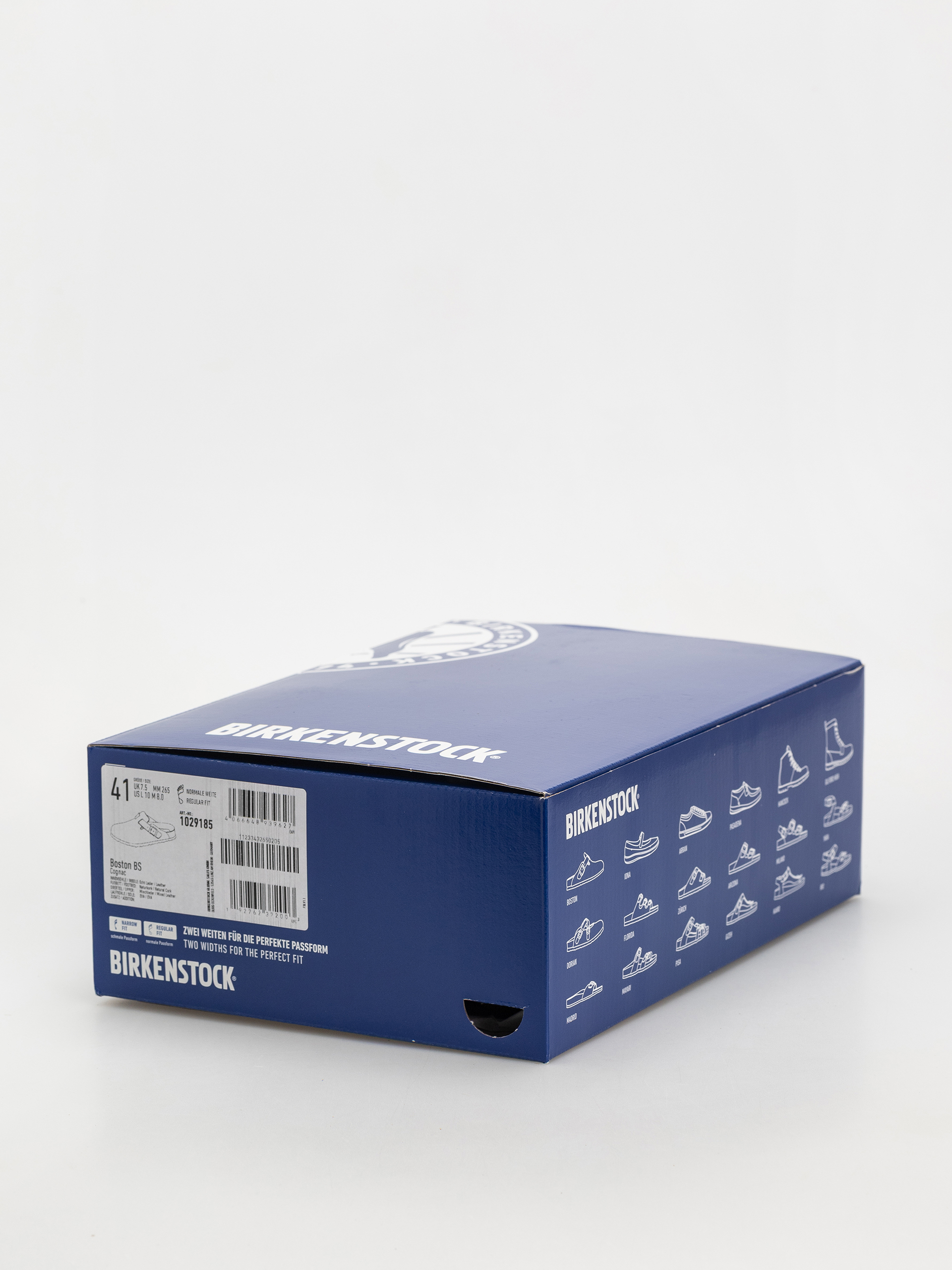 Чехли Birkenstock Boston Suede Oiled Leather Regular (cognac)