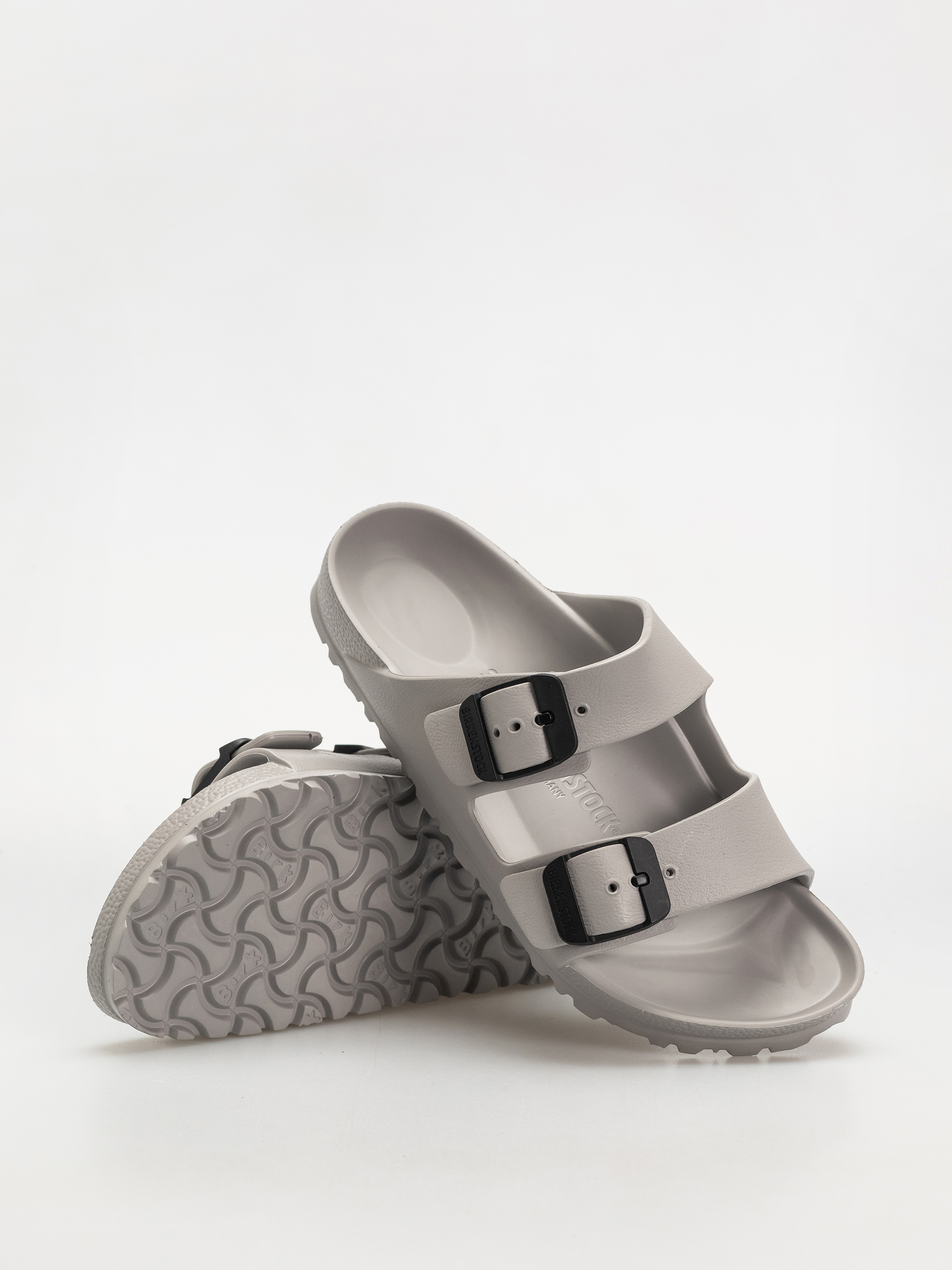 Чехли Birkenstock Arizona Stealth Buckle EVA Narrow Wmn (stone coin/black)