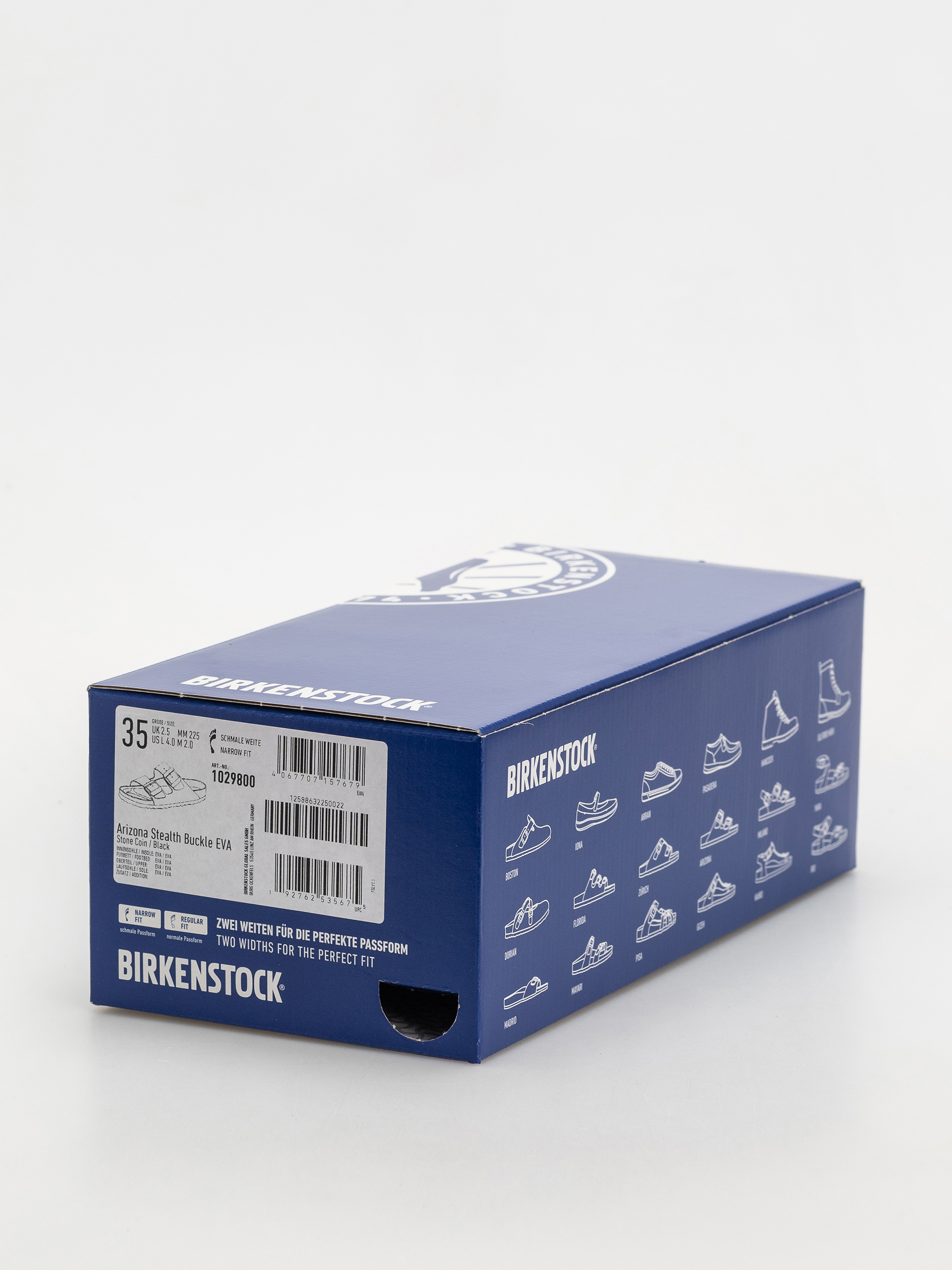 Чехли Birkenstock Arizona Stealth Buckle EVA Narrow Wmn (stone coin/black)