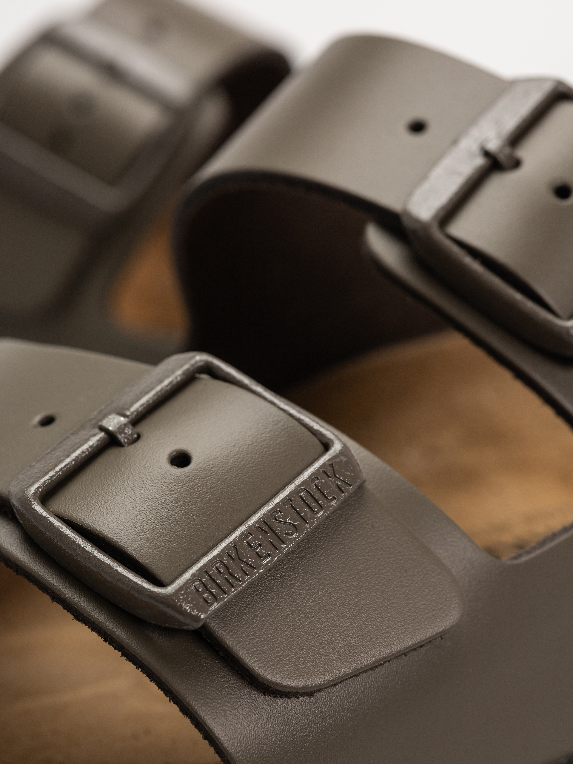 Чехли Birkenstock Arizona Natural Leather Regular (concrete gray)