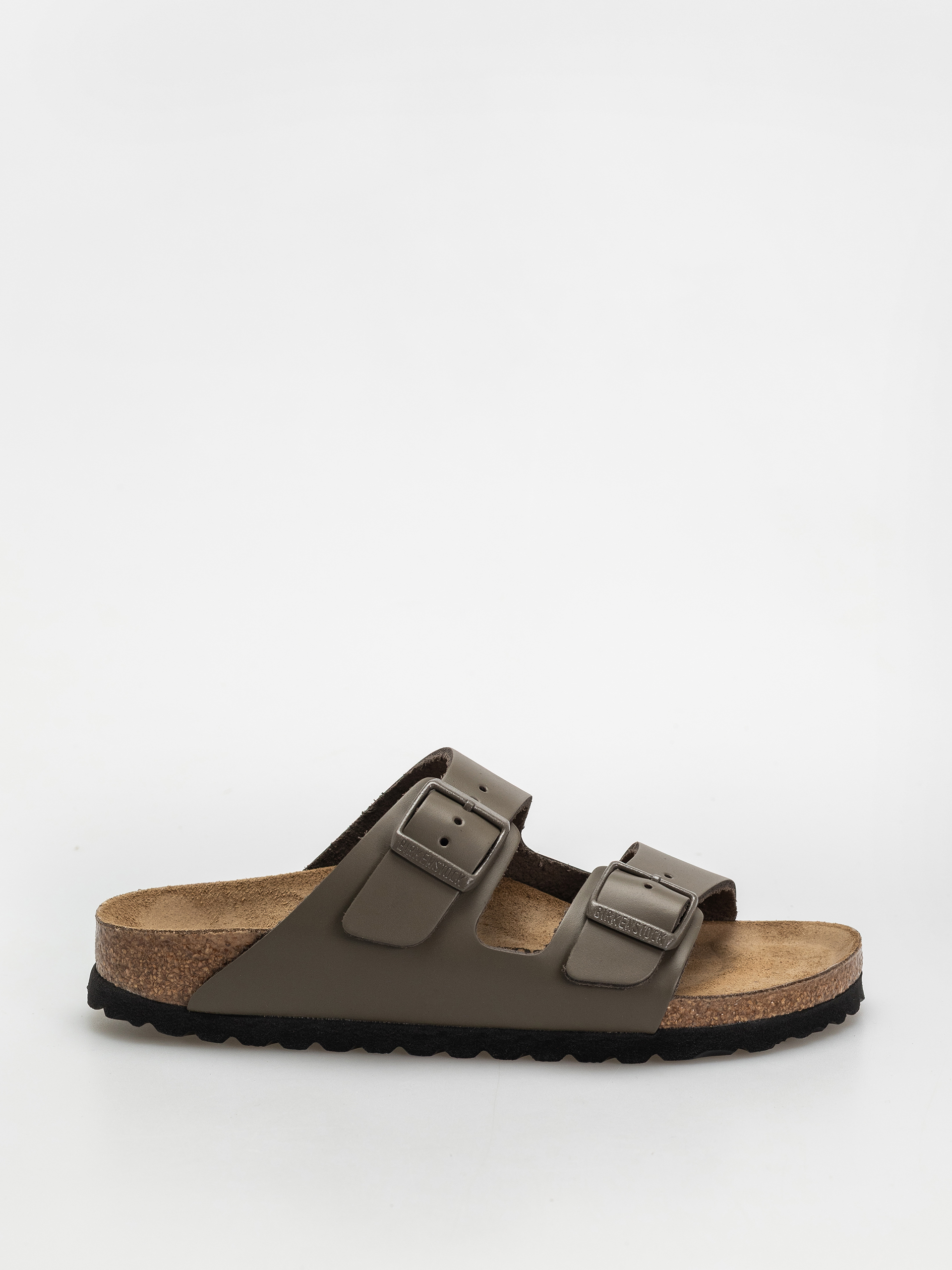 u0427u0435u0445u043bu0438 Birkenstock Arizona Natural Leather Narrow Wmn (concrete gray)
