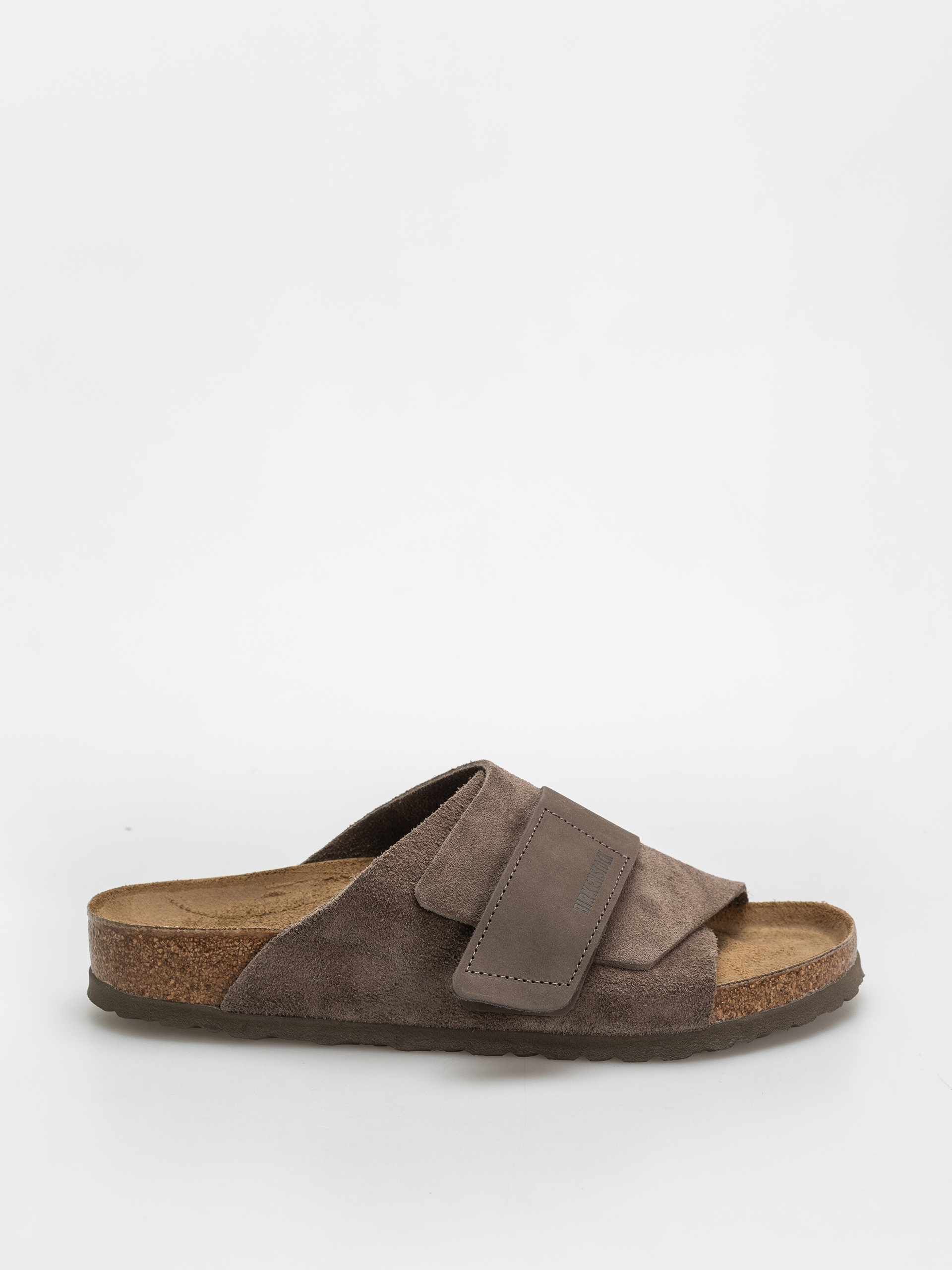 u0427u0435u0445u043bu0438 Birkenstock Kyoto Nubuck Suede Leather Regular (concrete gray)