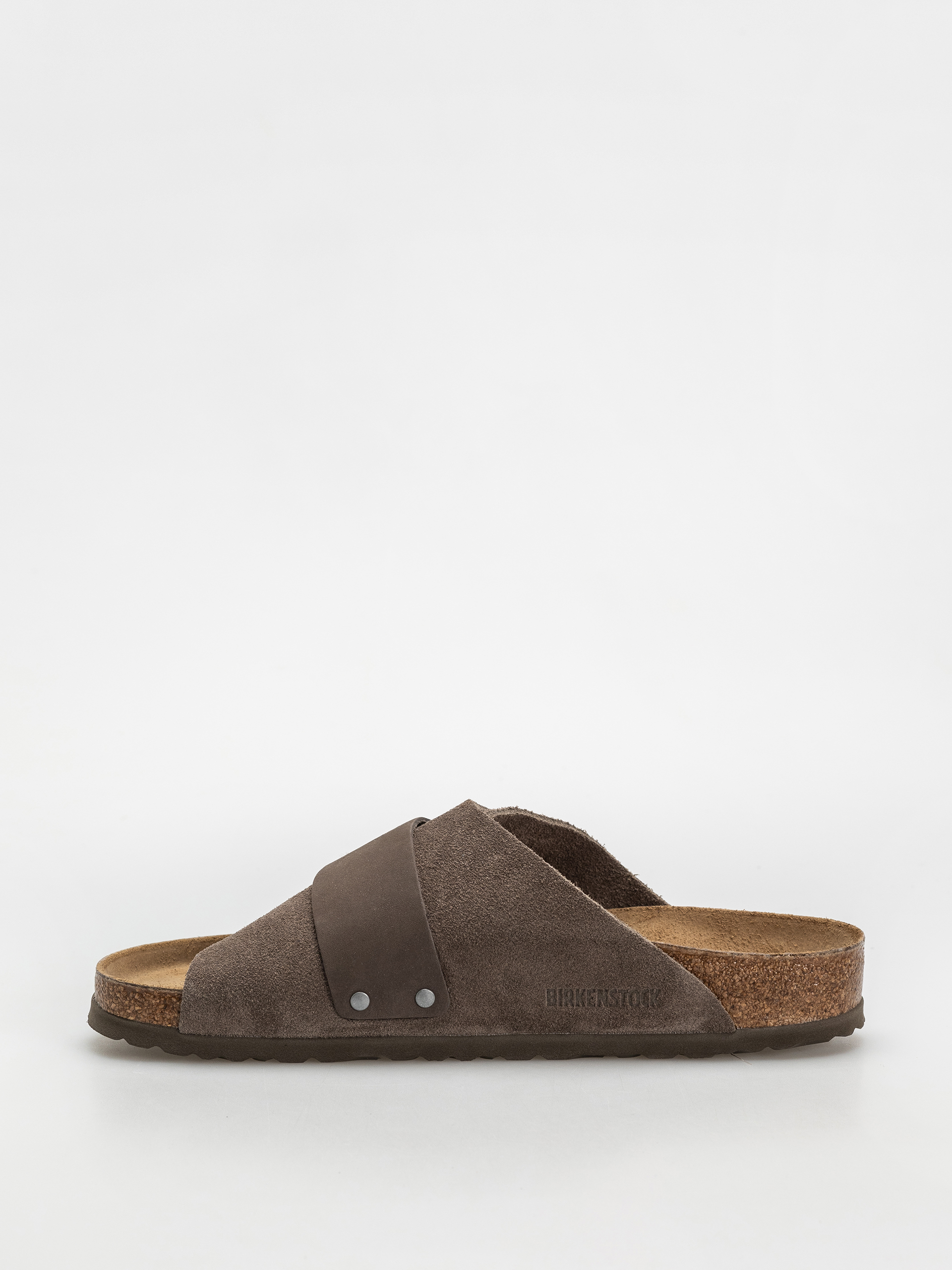 Чехли Birkenstock Kyoto Nubuck Suede Leather Regular (concrete gray)