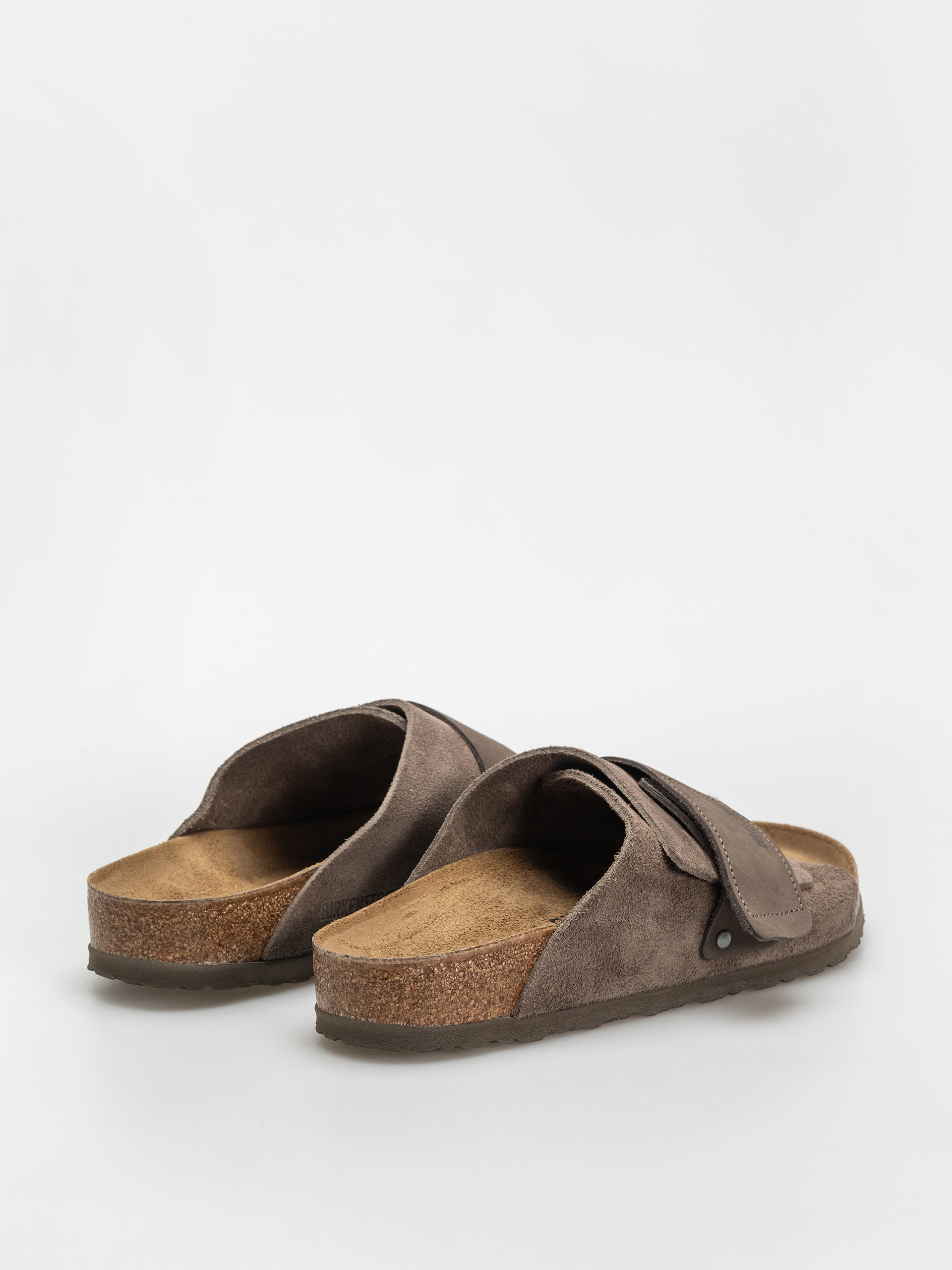 Чехли Birkenstock Kyoto Nubuck Suede Leather Regular (concrete gray)