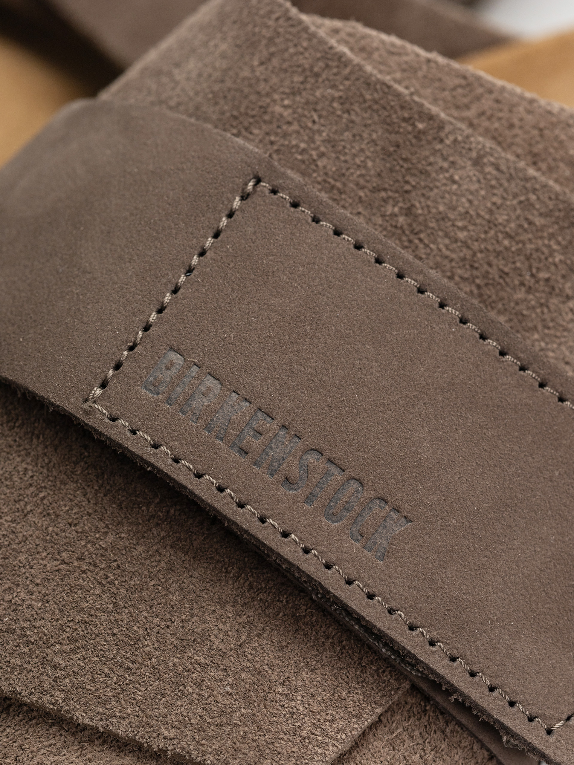 Чехли Birkenstock Kyoto Nubuck Suede Leather Regular (concrete gray)