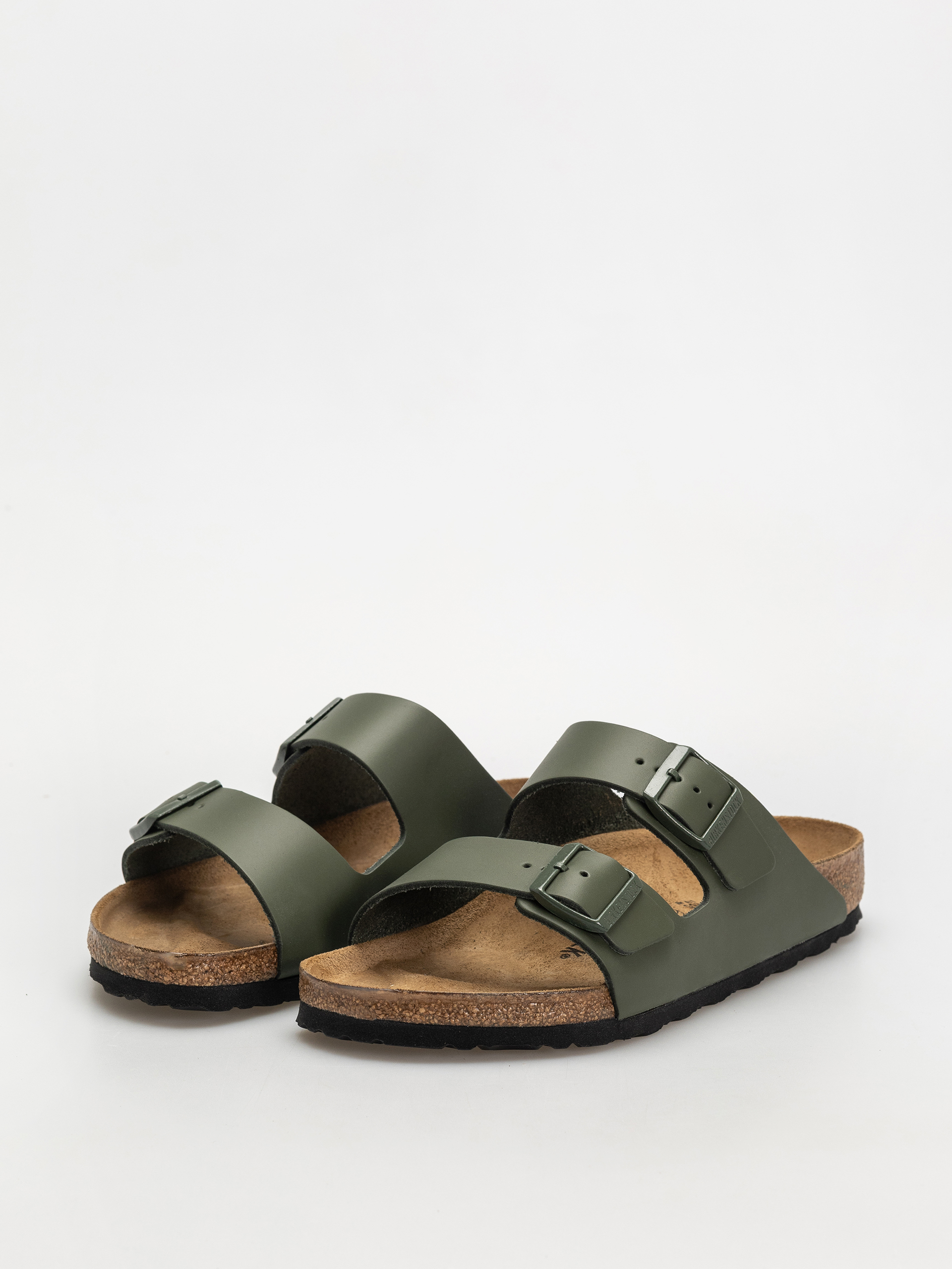 Чехли Birkenstock Arizona Natural Leather Regular (thyme)