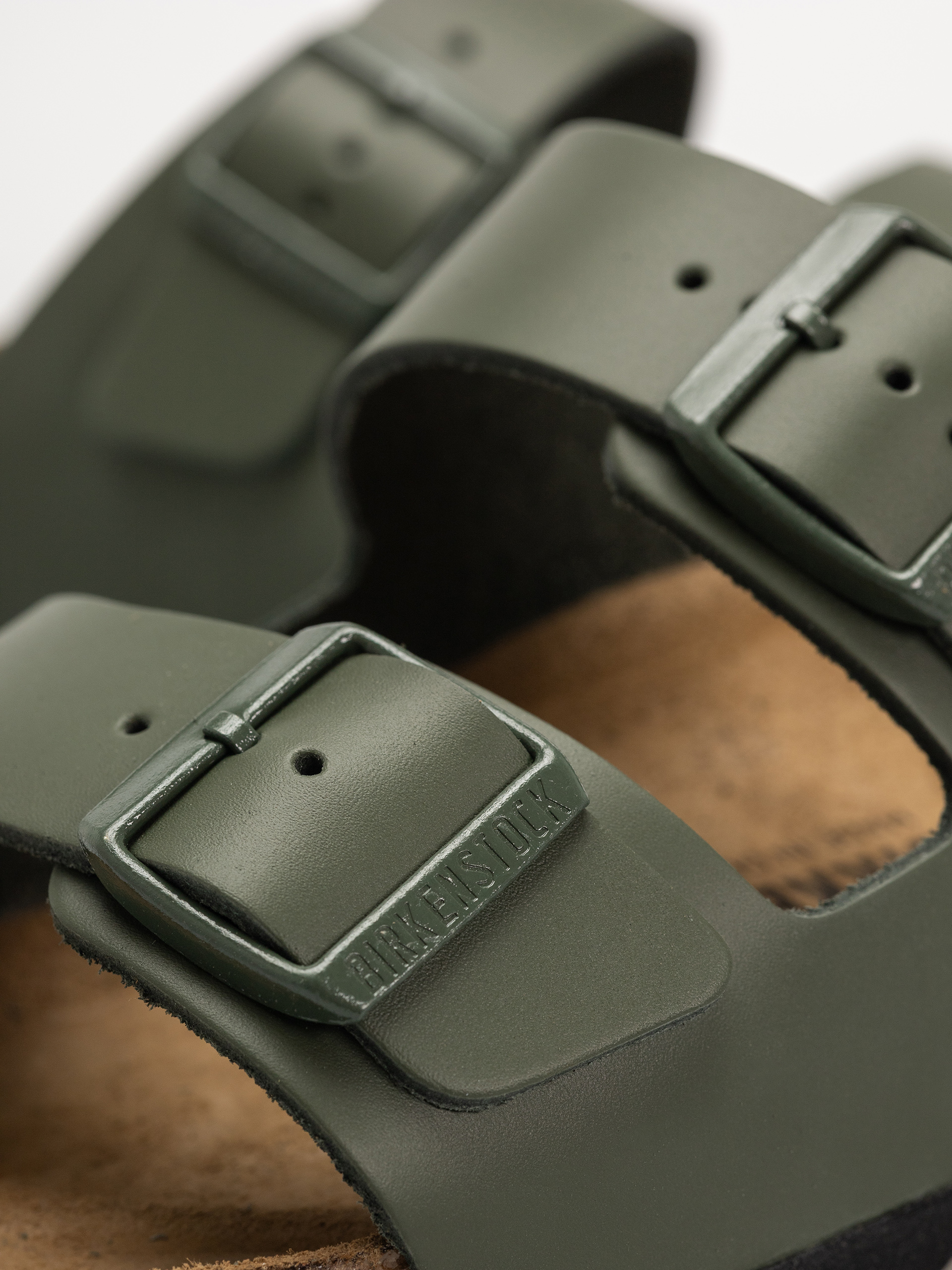 Чехли Birkenstock Arizona Natural Leather Regular (thyme)