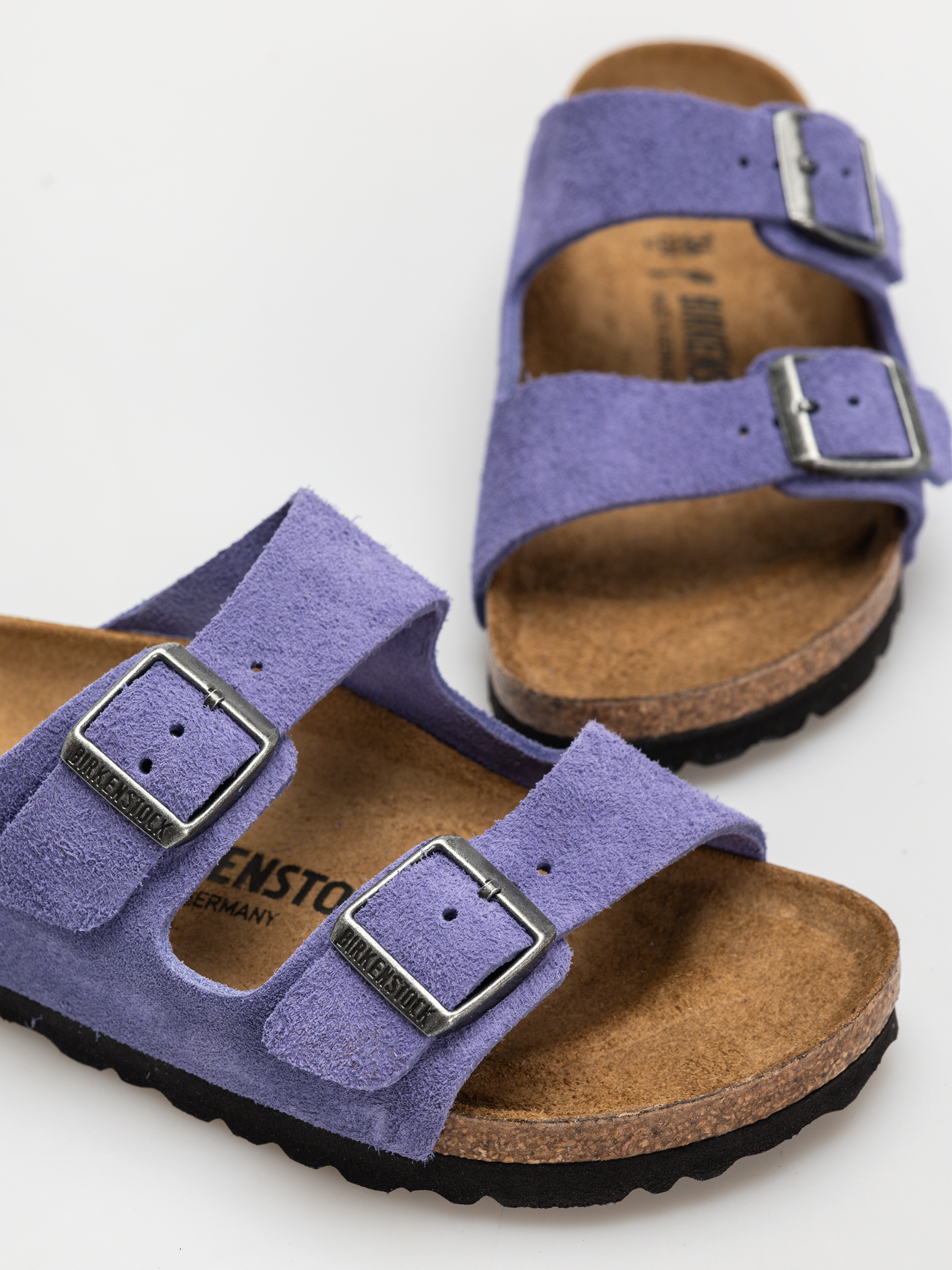 Чехли Birkenstock Arizona Suede Leather Narrow Wmn (purple dusk)