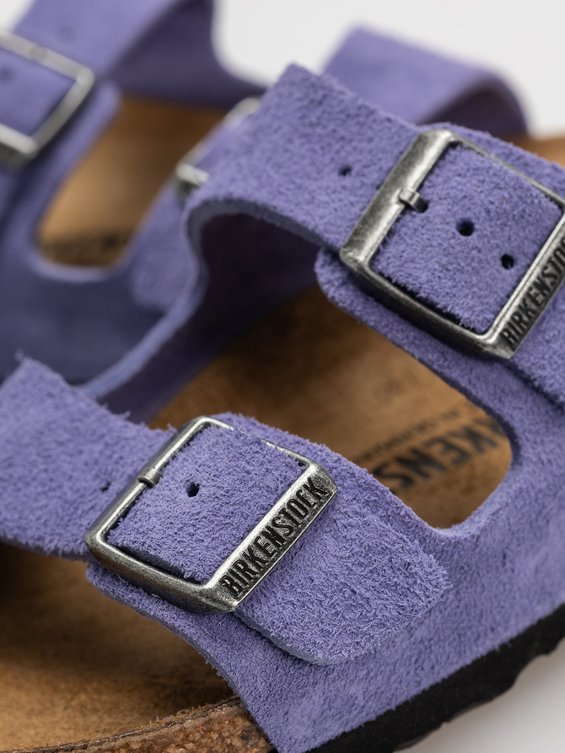 Чехли Birkenstock Arizona Suede Leather Narrow Wmn (purple dusk)