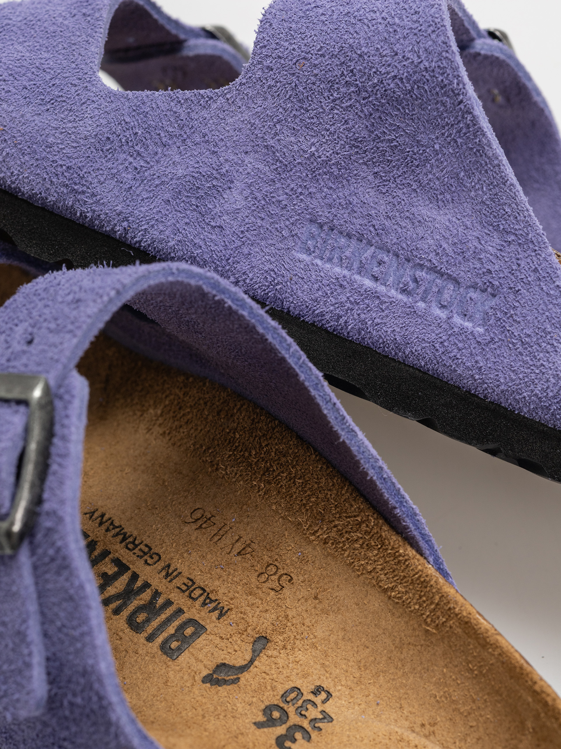 Чехли Birkenstock Arizona Suede Leather Narrow Wmn (purple dusk)