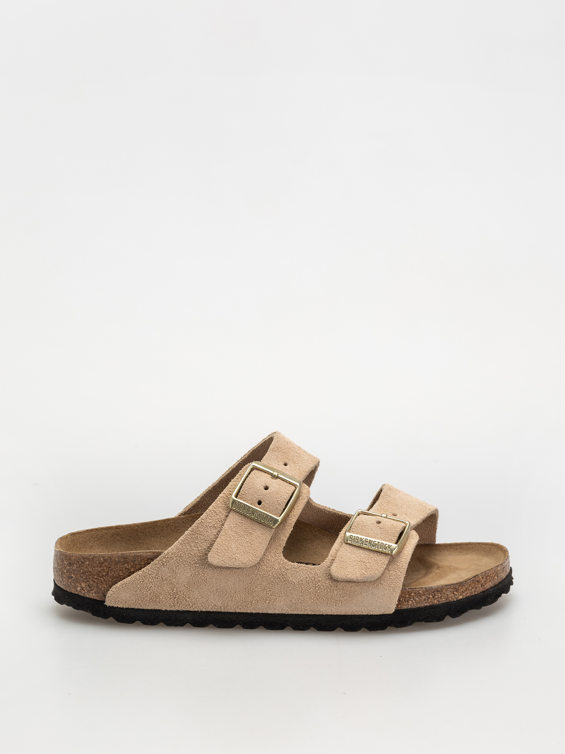 u0427u0435u0445u043bu0438 Birkenstock Arizona Suede Leather Narrow Wmn (sandcastle)