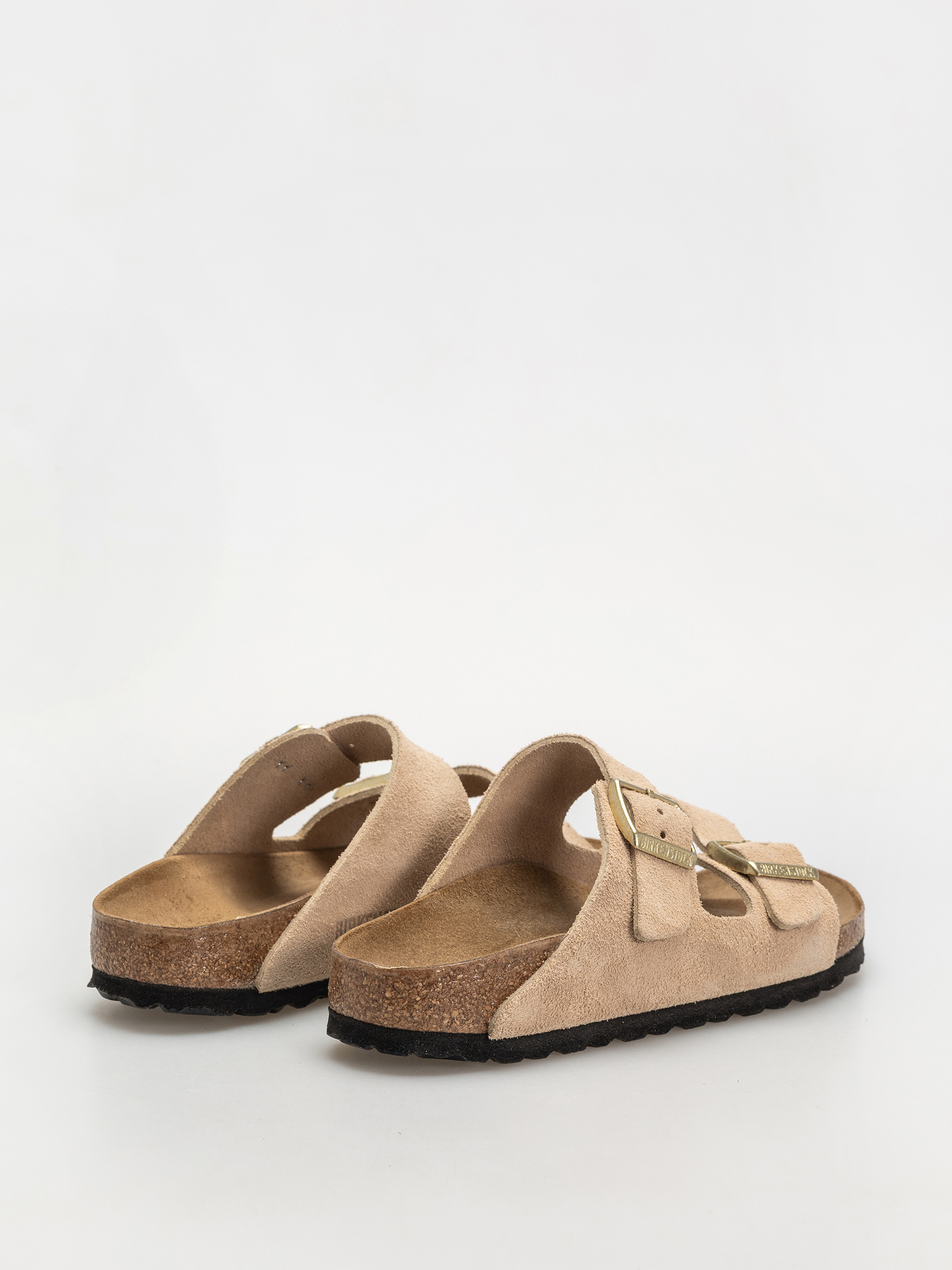 Чехли Birkenstock Arizona Suede Leather Narrow Wmn (sandcastle)