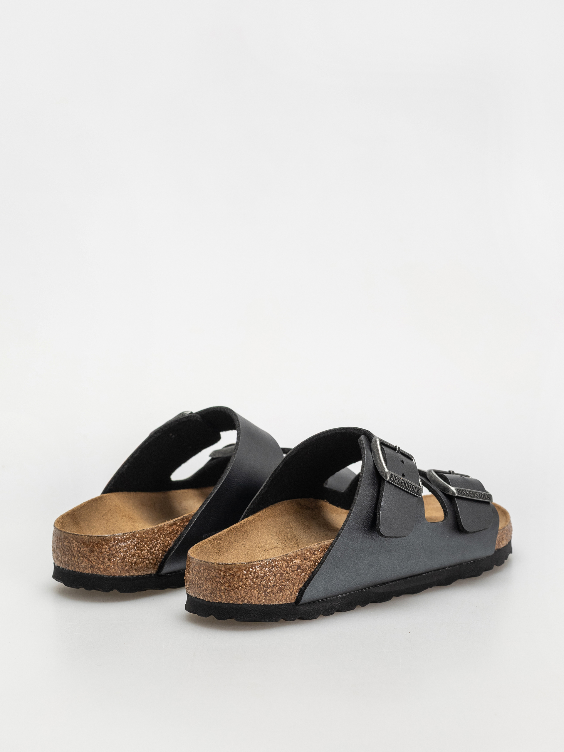 Чехли Birkenstock Arizona Birko Flor Metallic Narrow Wmn (metallic black)