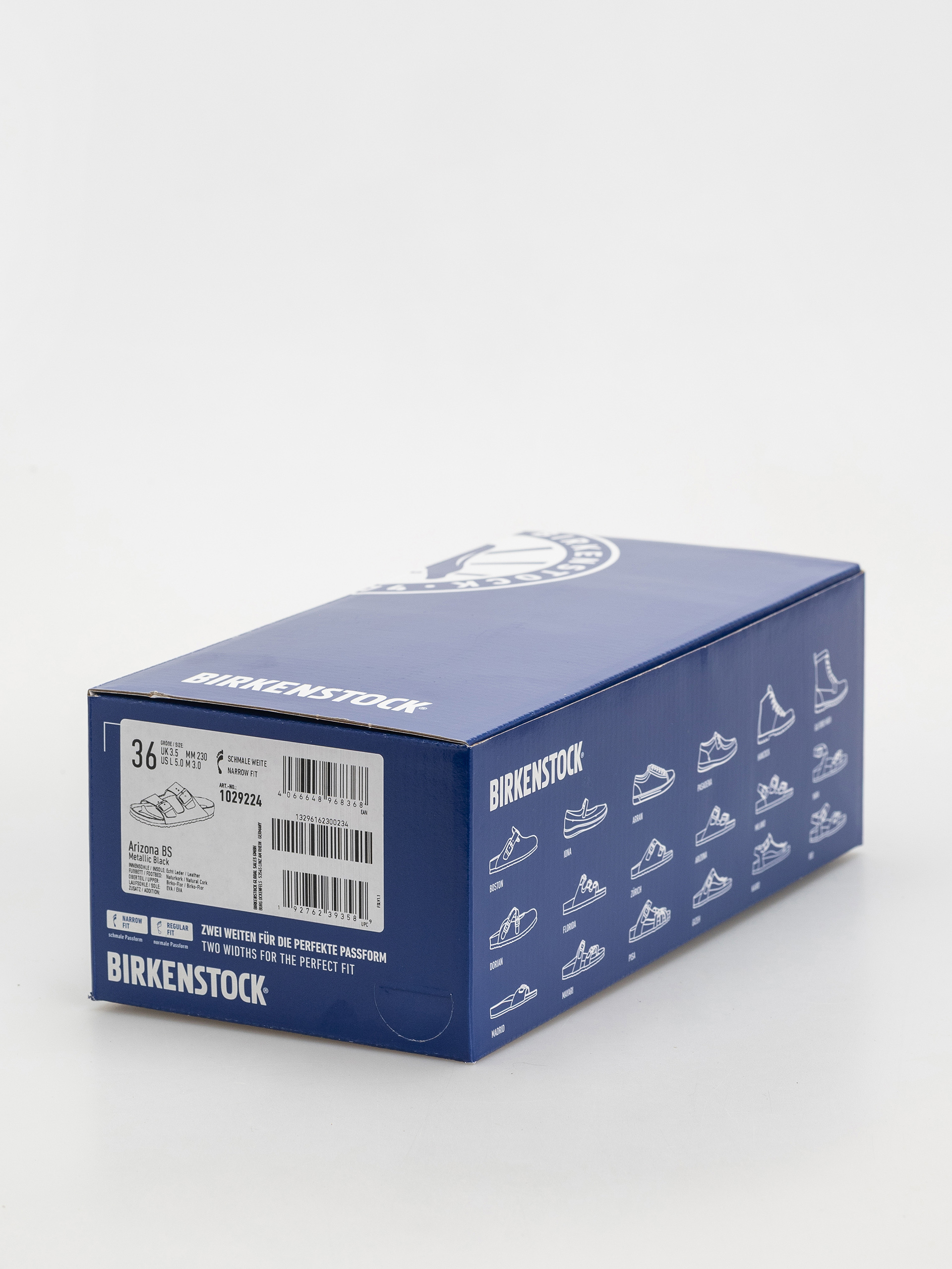 Чехли Birkenstock Arizona Birko Flor Metallic Narrow Wmn (metallic black)