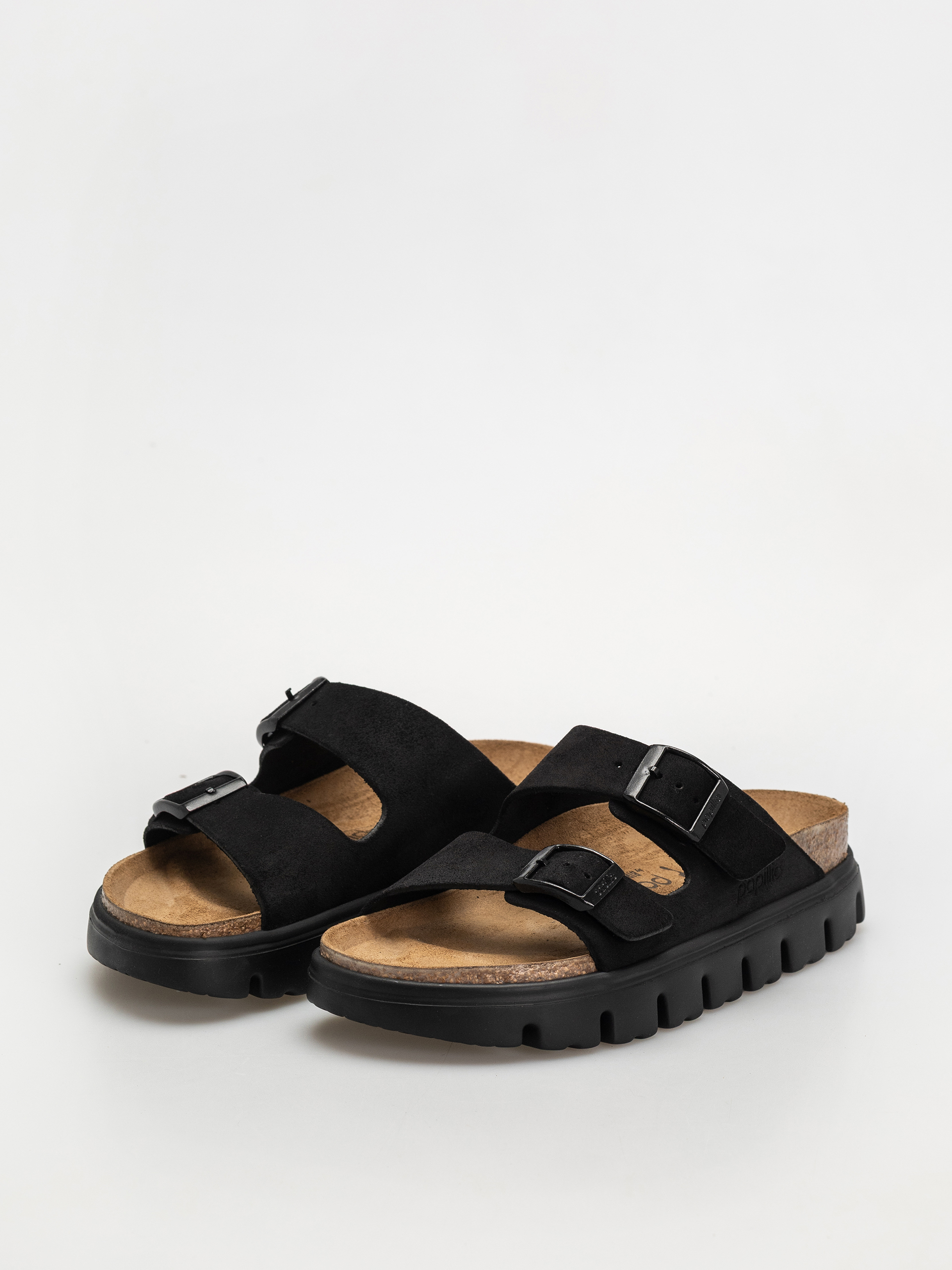 Чехли Birkenstock Arizona Chunky Suede Narrow Wmn (black/black)