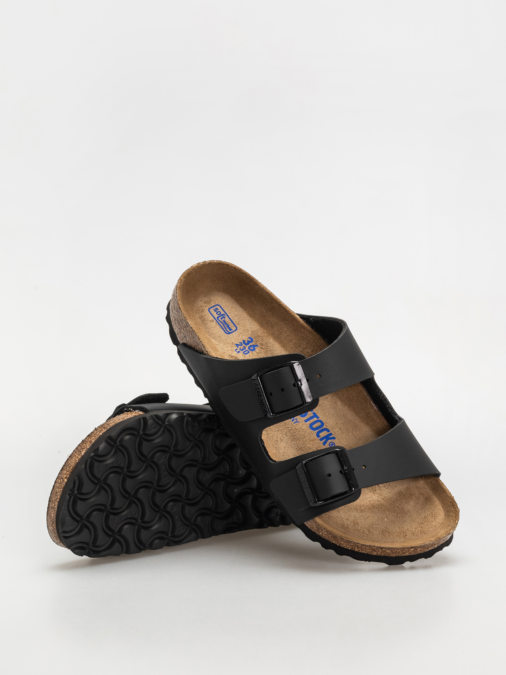 Чехли Birkenstock Arizona Sfb Briko Flor Narrow Wmn (black)