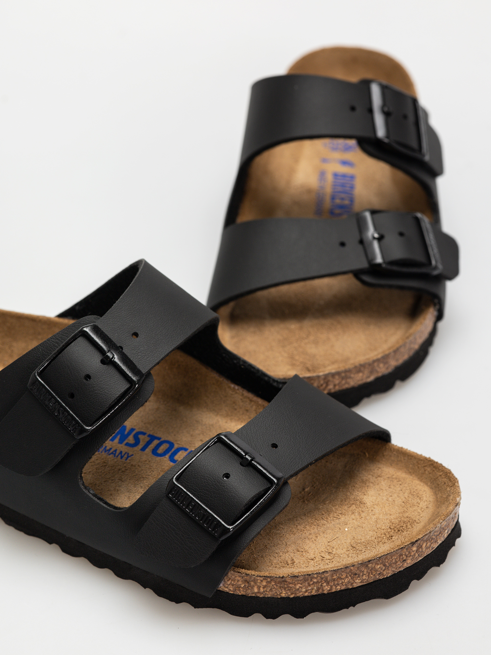 Чехли Birkenstock Arizona Sfb Briko Flor Narrow Wmn (black)