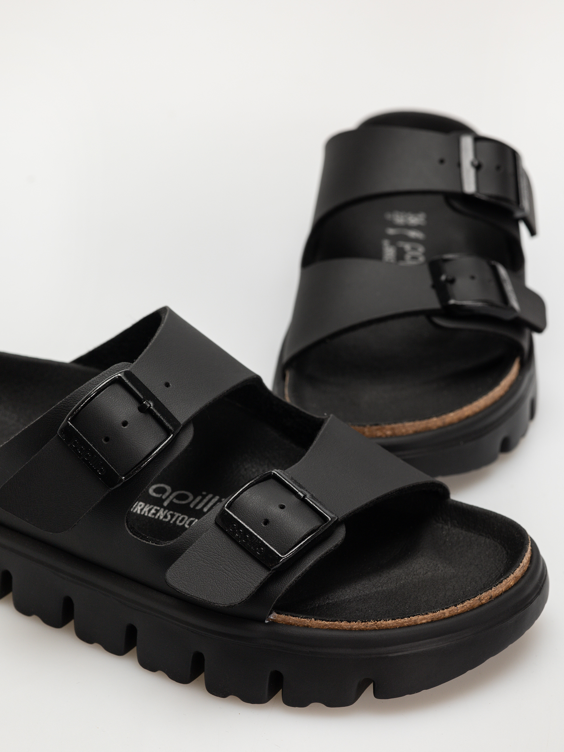 Чехли Birkenstock Arizona Chunky Briko Flor Narrow Wmn (black/black)