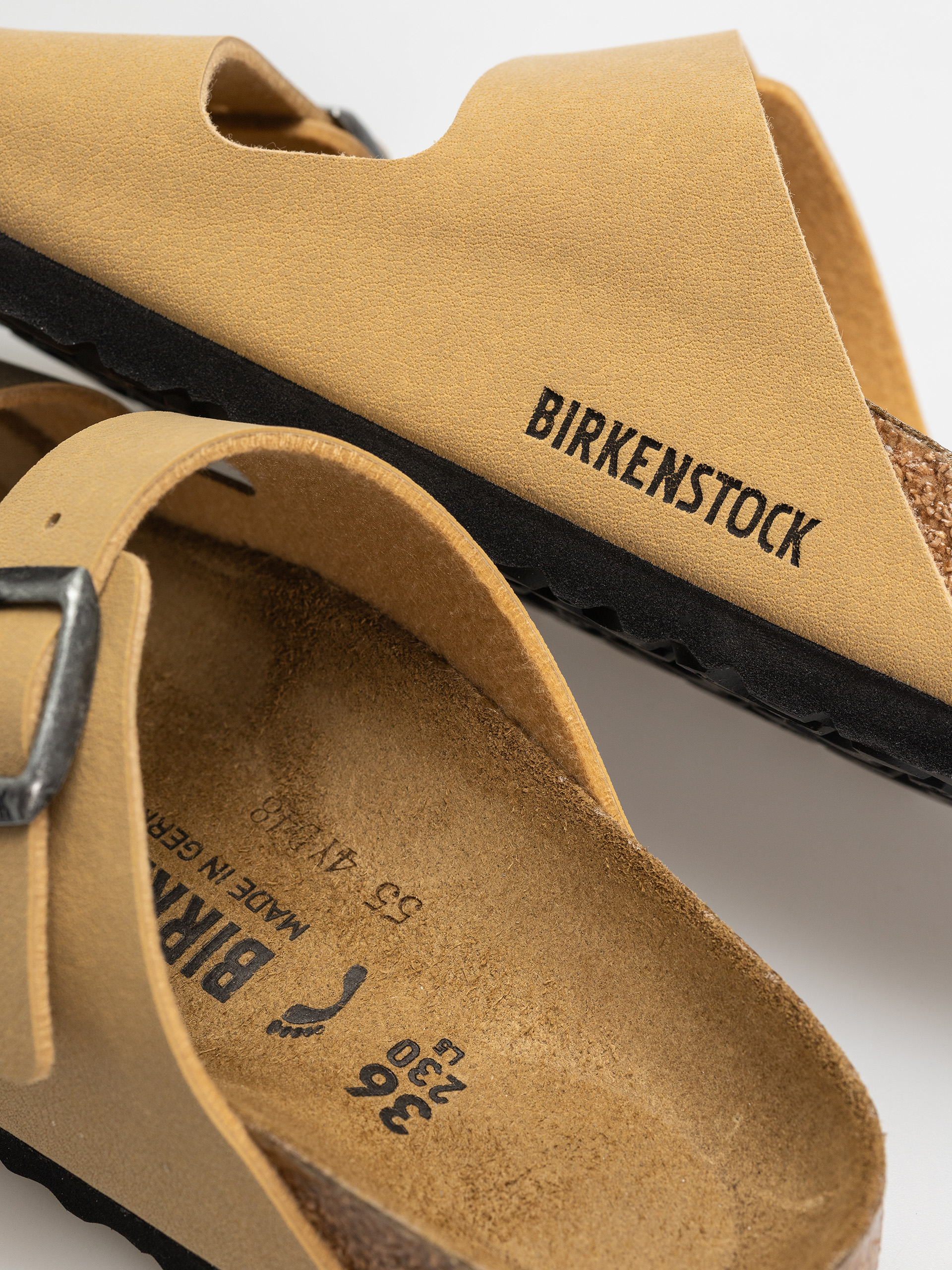 Чехли Birkenstock Arizona Birkibuc Narrow Wmn (latte cream)