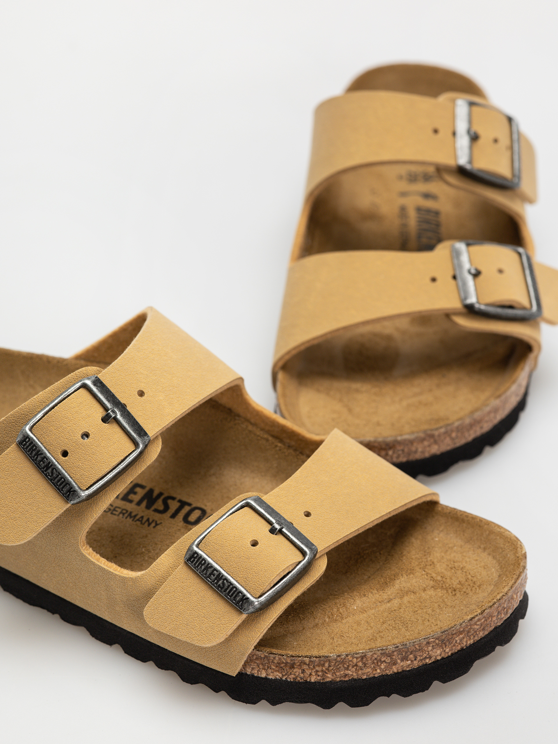Чехли Birkenstock Arizona Birkibuc Narrow Wmn (latte cream)