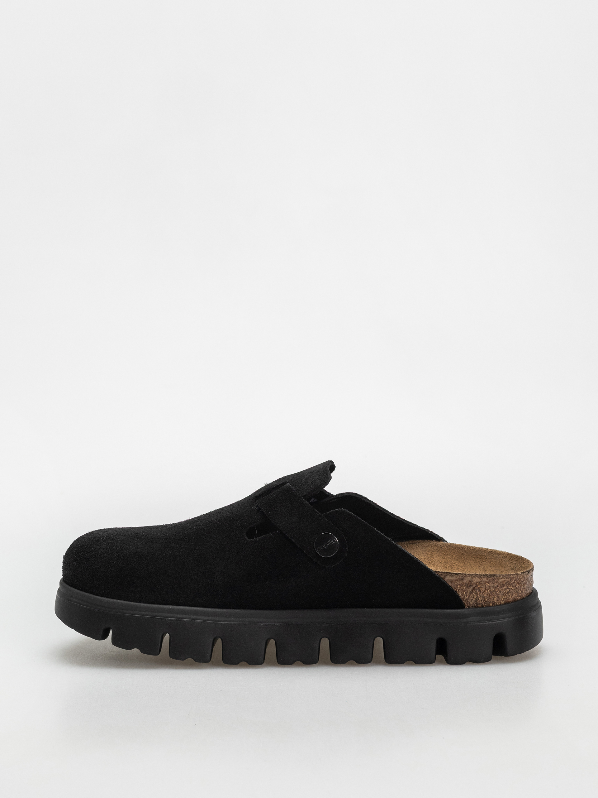 Чехли Birkenstock Boston Chunky Suede Narrow Wmn (black/black)