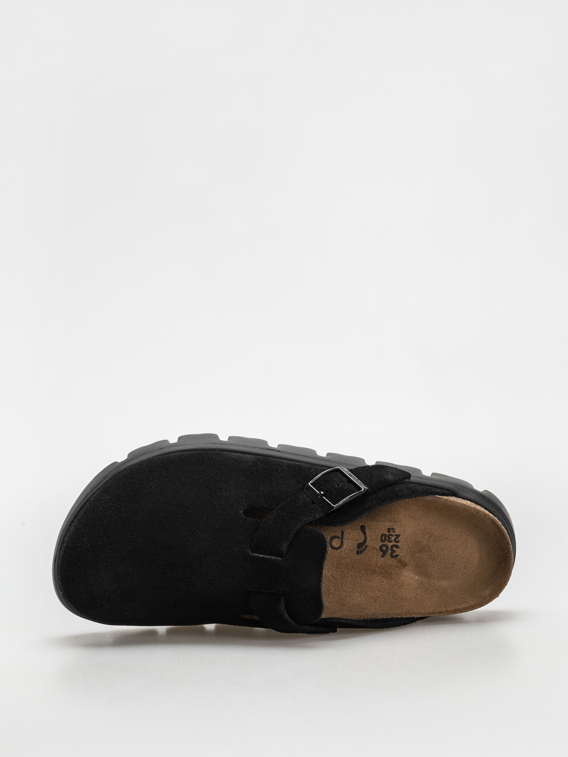 Чехли Birkenstock Boston Chunky Suede Narrow Wmn (black/black)