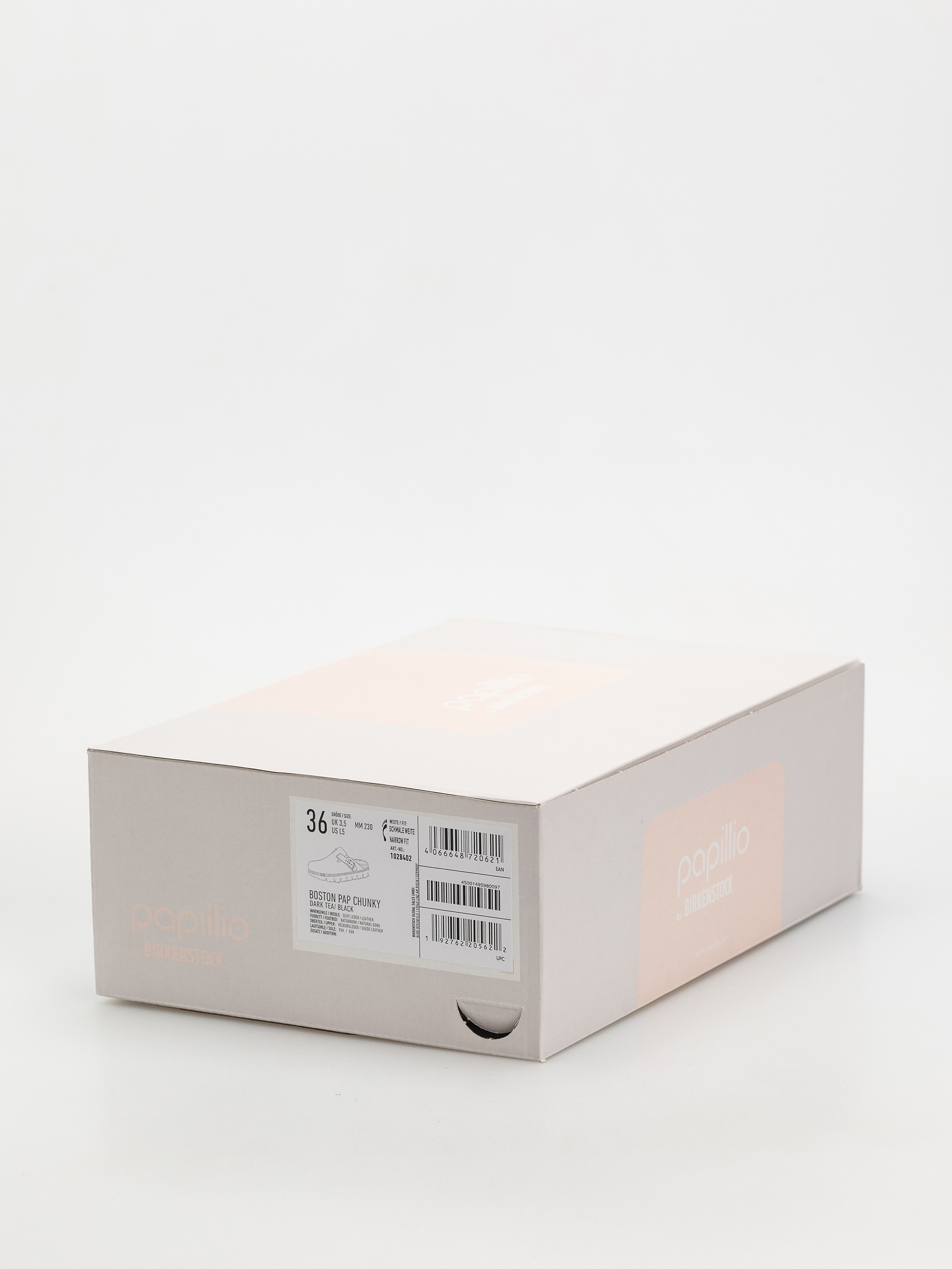 Чехли Birkenstock Boston Chunky Suede Narrow Wmn (dark tea/black)