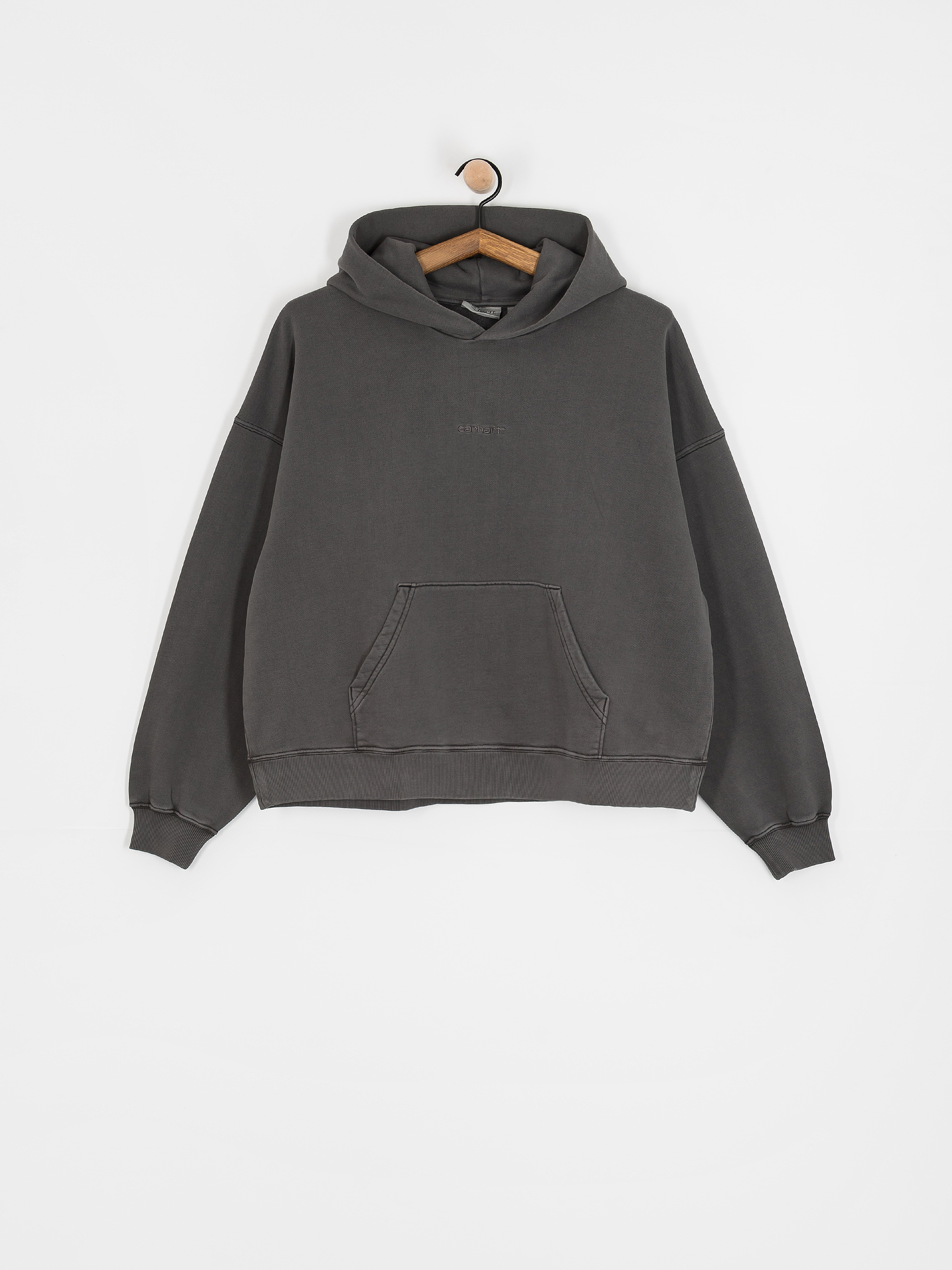 Суитшърт с качулка Carhartt WIP Benton HD Wmn (black)