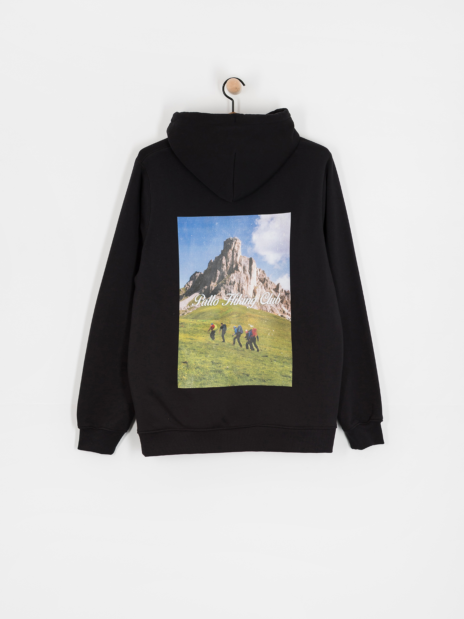 Суитшърт с качулка Palto Hiking Club HD (black)