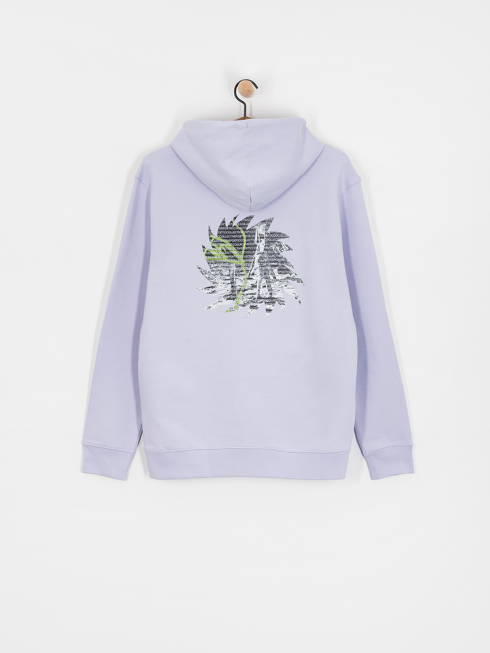 Суитшърт с качулка Poetic Collective Space HD (purple)