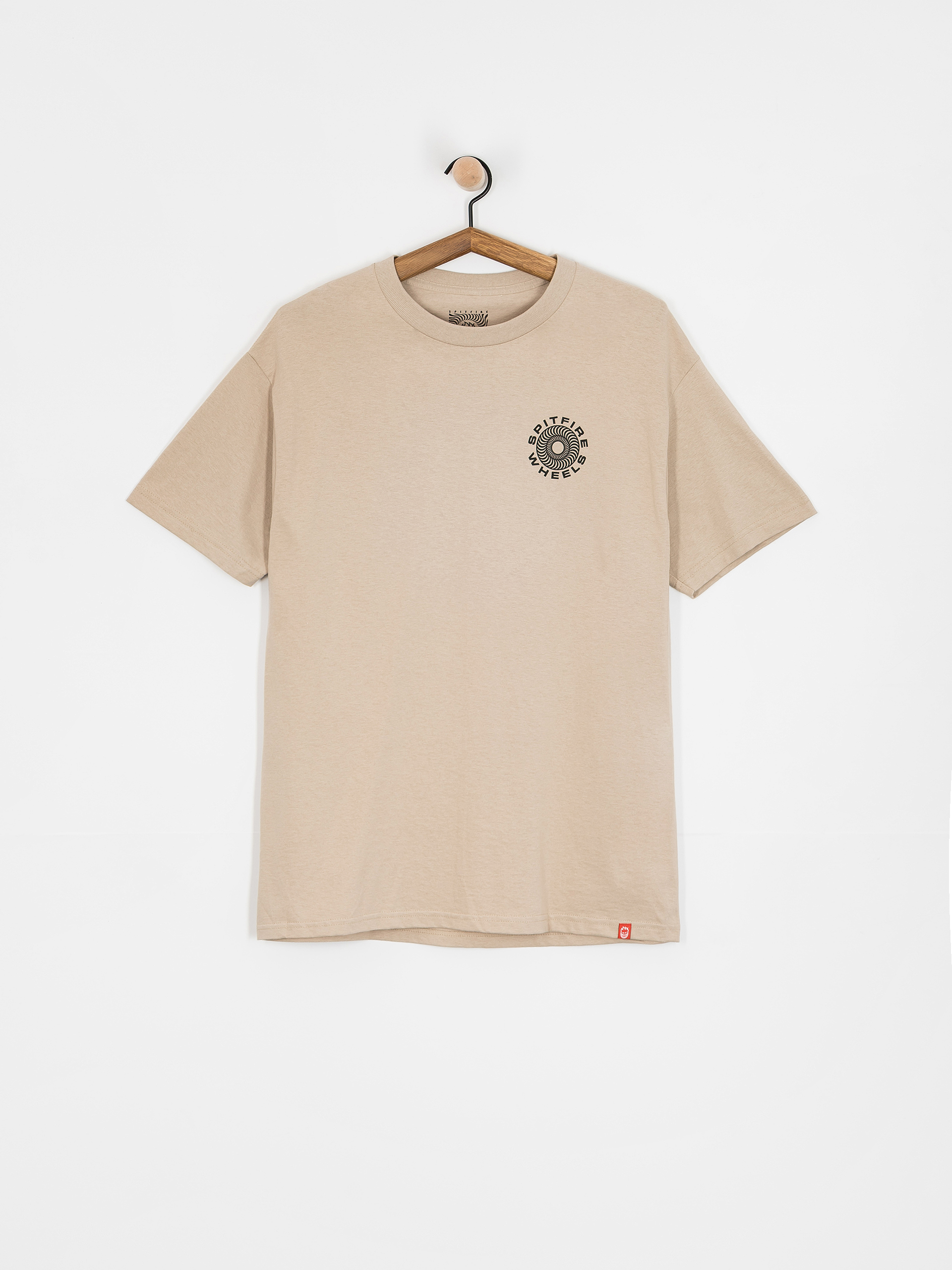 Тениска Spitfire Classic 87 Swirl Fill (sand/black & white prints)