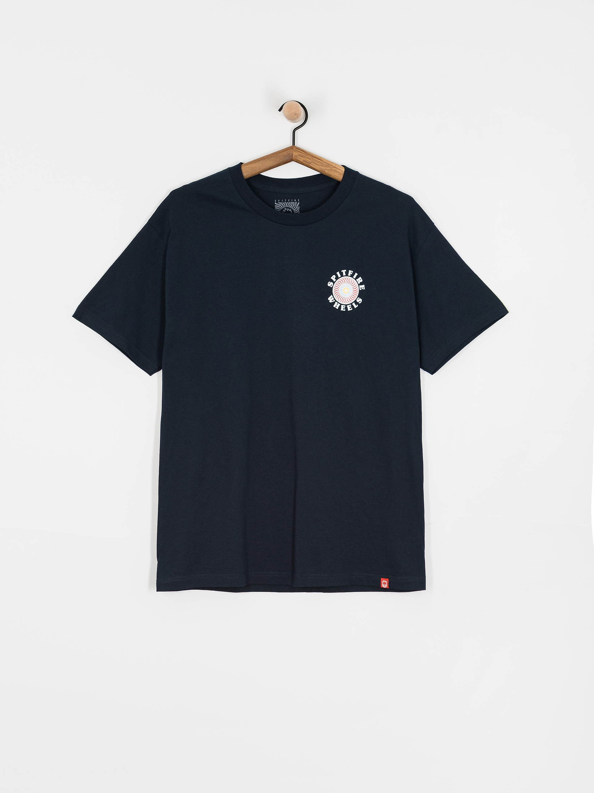 Тениска Spitfire Og Classic Fill (true navy/white red yellow & blue prints)
