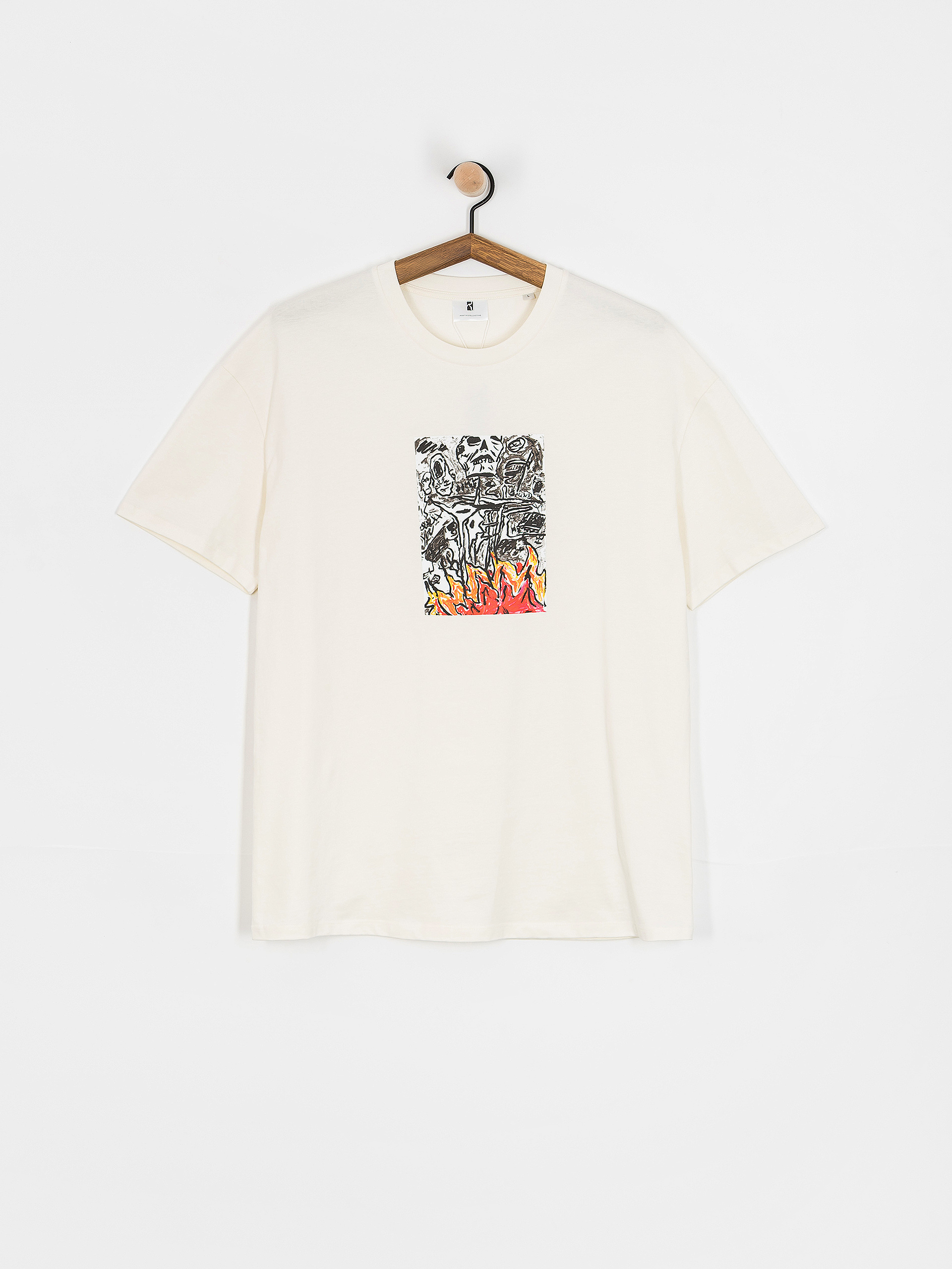 u0422u0435u043du0438u0441u043au0430 Poetic Collective Burning Skull (ivory)