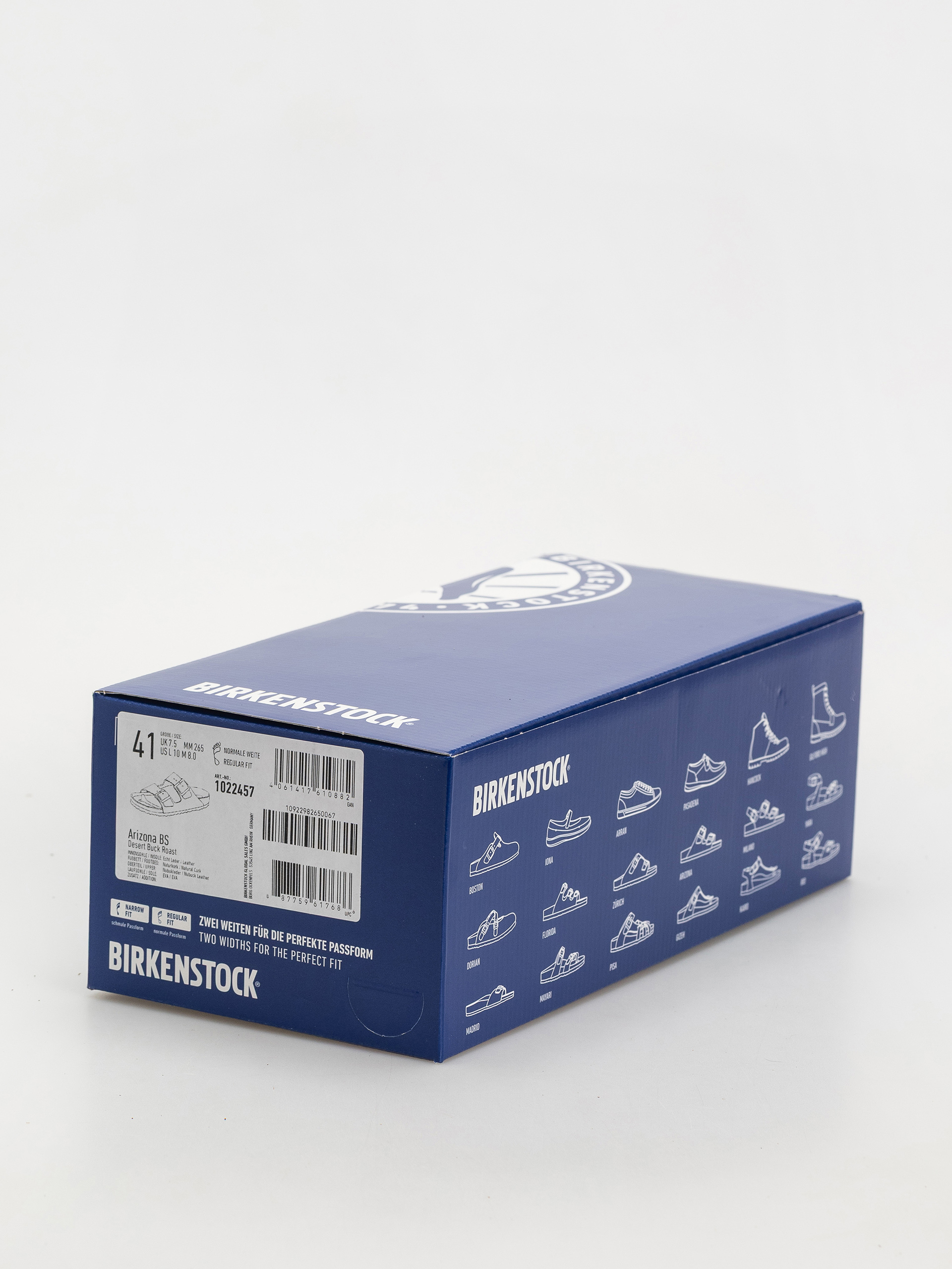 Чехли Birkenstock Arizona Nubuck Leather Regular (desert buck roast)