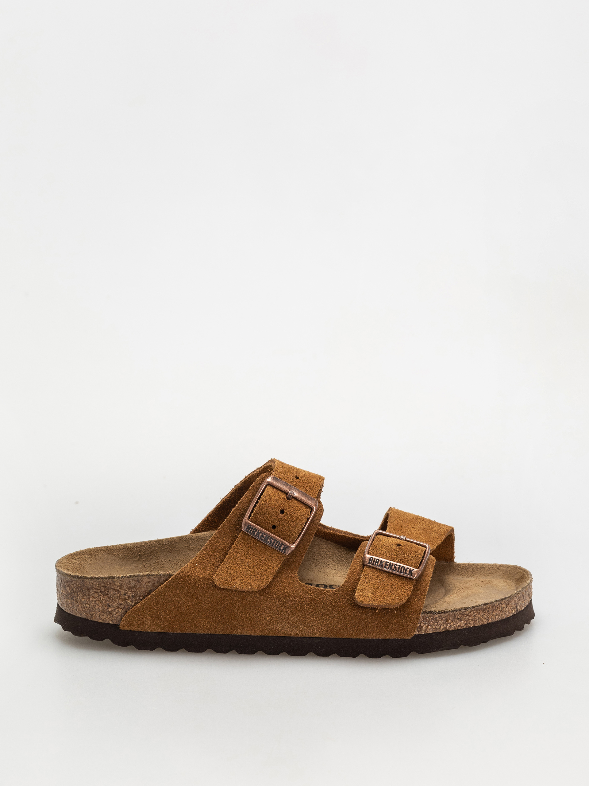 u0427u0435u0445u043bu0438 Birkenstock Arizona Suede Leather Narrow Wmn (mink)
