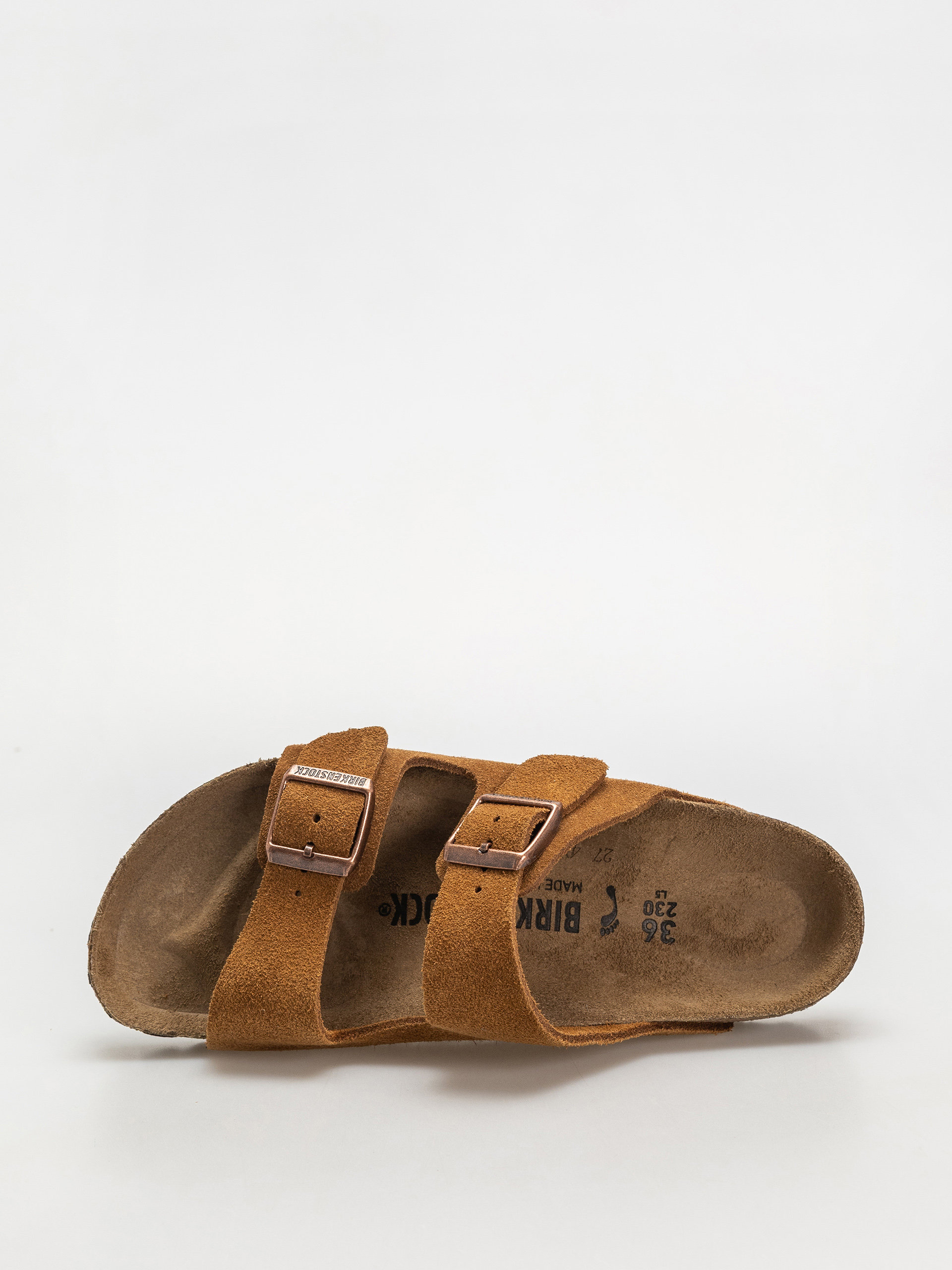 Чехли Birkenstock Arizona Suede Leather Narrow Wmn (mink)