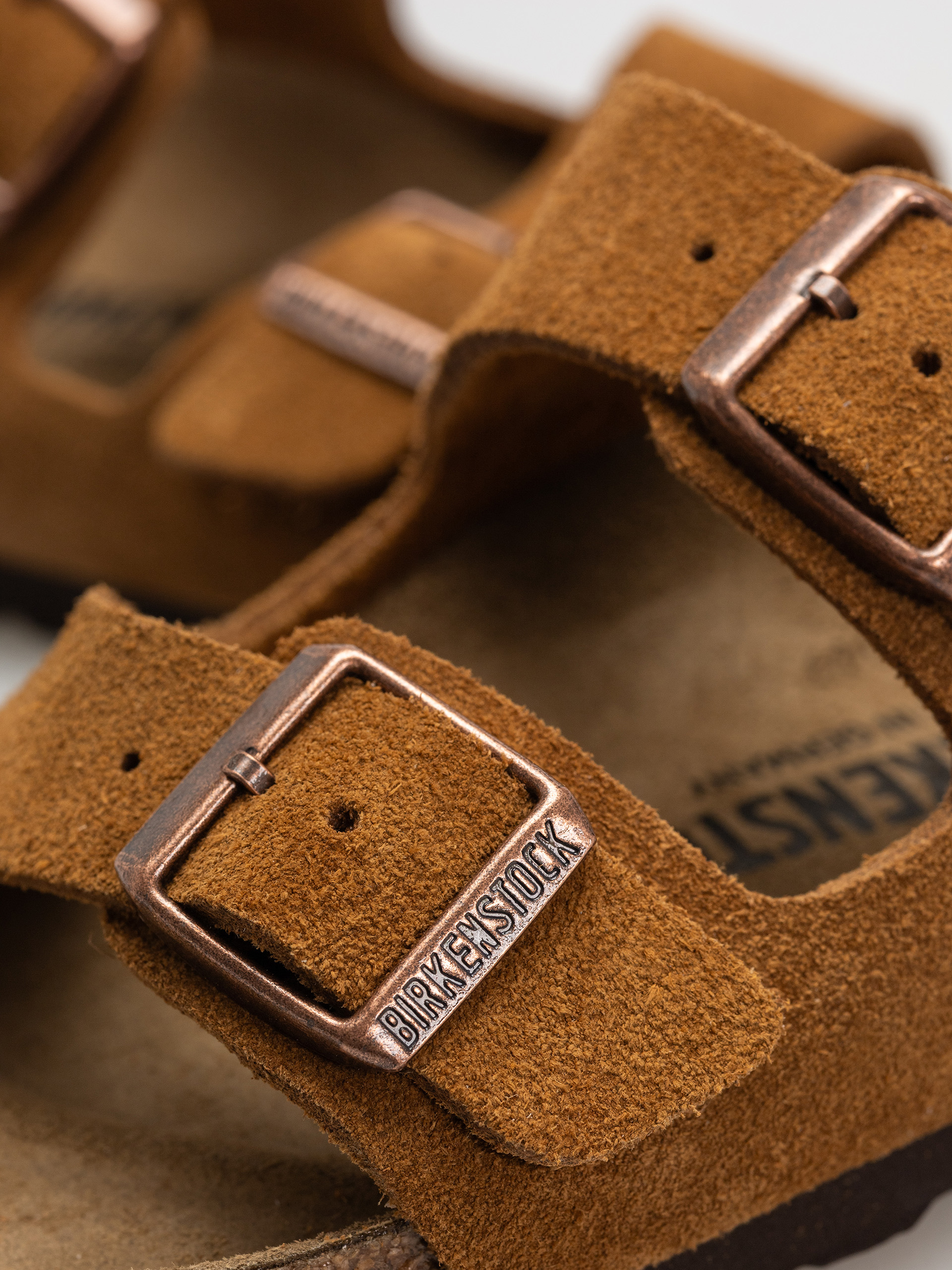 Чехли Birkenstock Arizona Suede Leather Narrow Wmn (mink)
